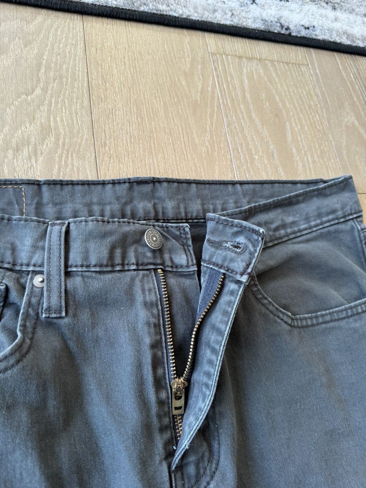 Levi's × Levi's Vintage Clothing × Vintage Levi’s 502 Vintage Distressed Pants - Black 32x29 RARE Size US 32 / EU 48 - 4 Thumbnail