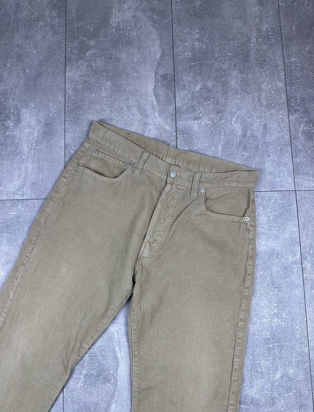 Levi's Levis 401 Beige Corduroy Mens Jeans Pants Size US 34 / EU 50 - 8 Thumbnail