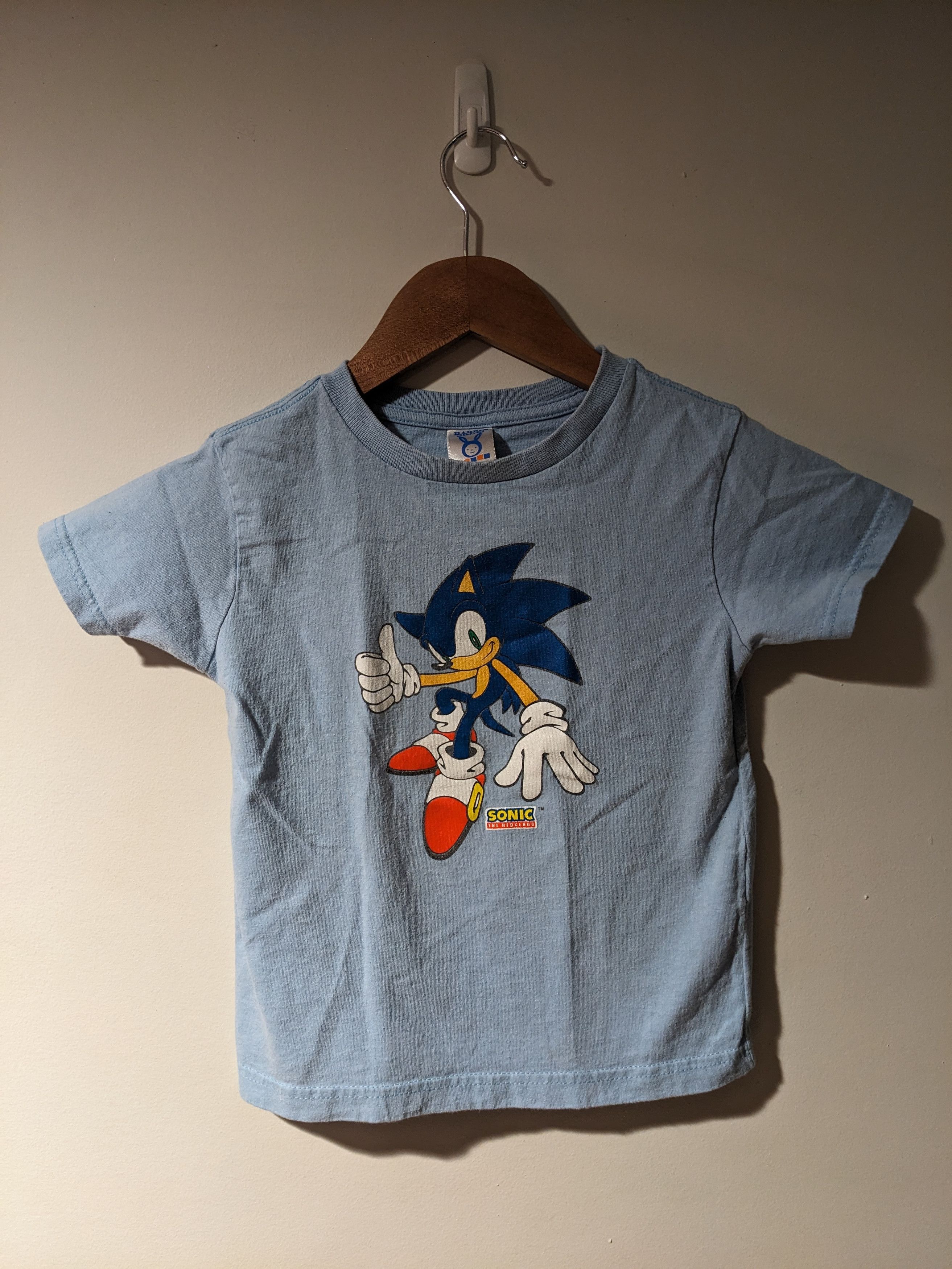 少年漫画 SEGA SONIC THE HEDGEHOG VINTAGE/Y2K SEGA Sonic the Hedgehog Zeg Shirt 90s Vintage L Grey Japan