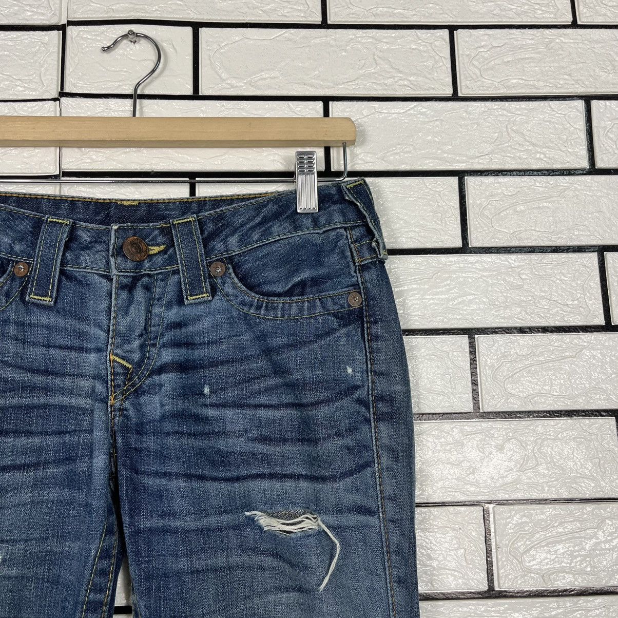 Japanese Brand Vintage True Religion Brand Jeans Patchwork Denim Size 28" / US 6 / IT 42 - 5 Thumbnail