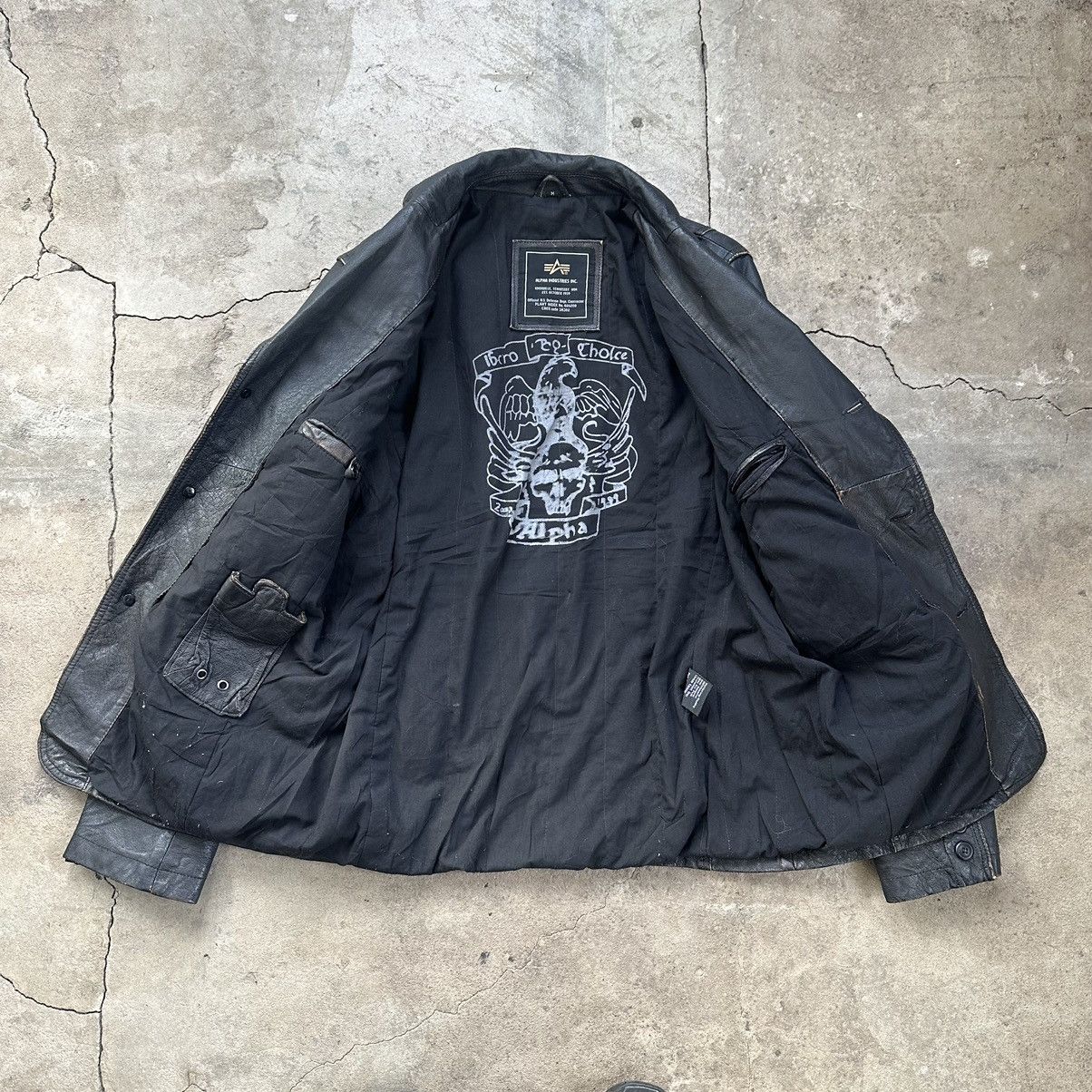 Alpha Industries Alpha Industries Leather Flight Jacket Size US M / EU 48-50 / 2 - 9 Thumbnail