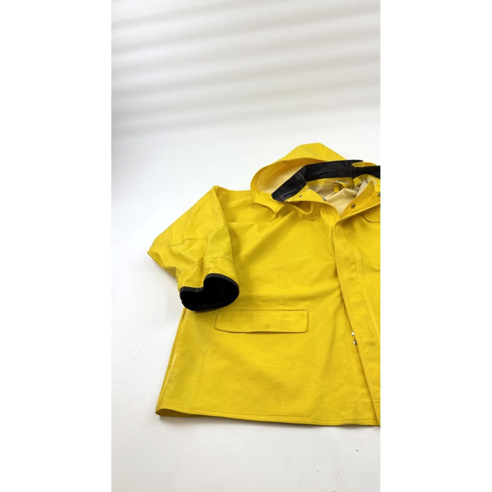 Carhartt Carhartt Jacket Mens Large Yellow Hooded PVC Raincoat Workwear Fishing Size US XXL / EU 58 / 5 - 3 Thumbnail