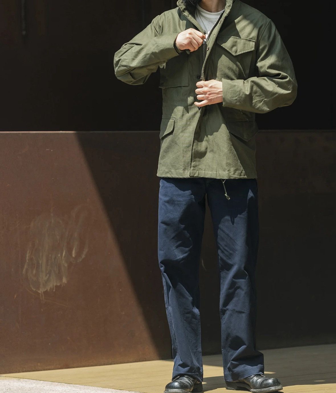 Bronson MFG. CO. US Army 1st Model M-65 Field Jacket(olive) Size US M / EU 48-50 / 2 - 5 Thumbnail