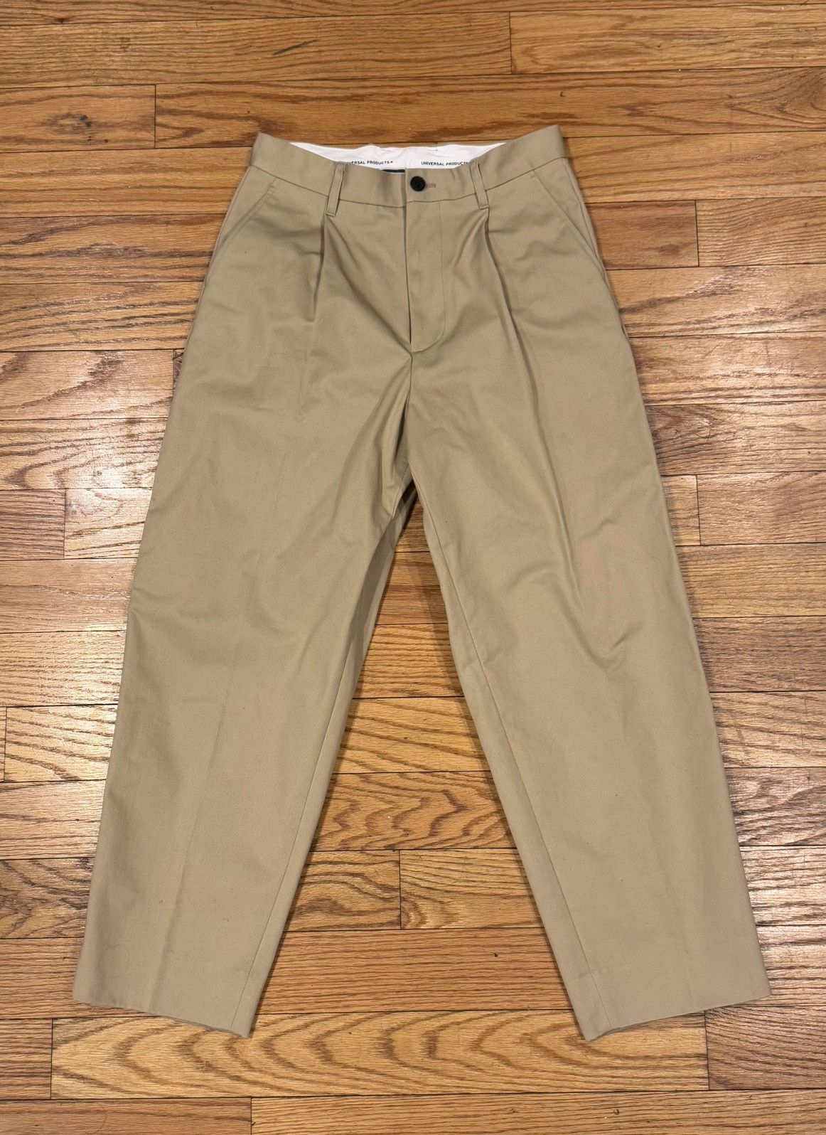 UNIVERSAL PRODUCTS. Universal Products Wide Leg Single fold cotton pants Size US 30 / EU 46 - 1 Thumbnail
