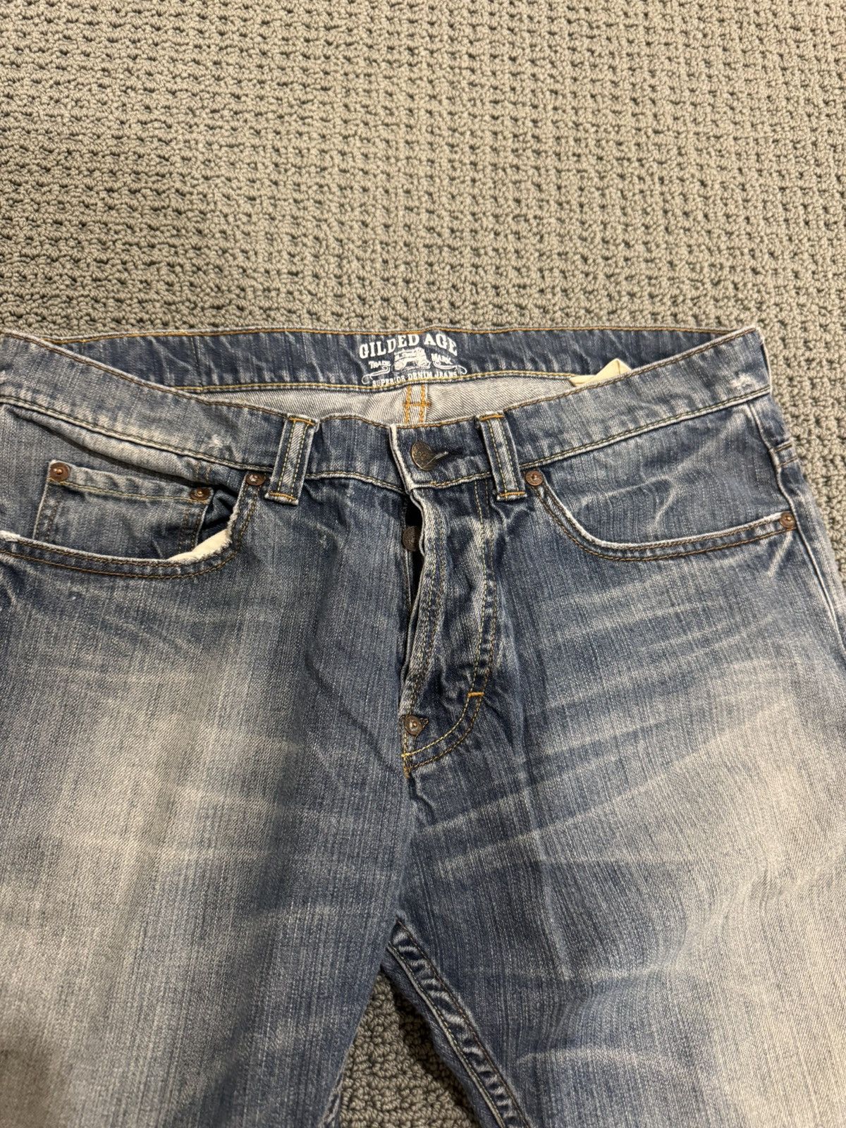 Gilded Age Slim fit jeans made in the usa. Like new Size US 32 / EU 48 - 3 Thumbnail