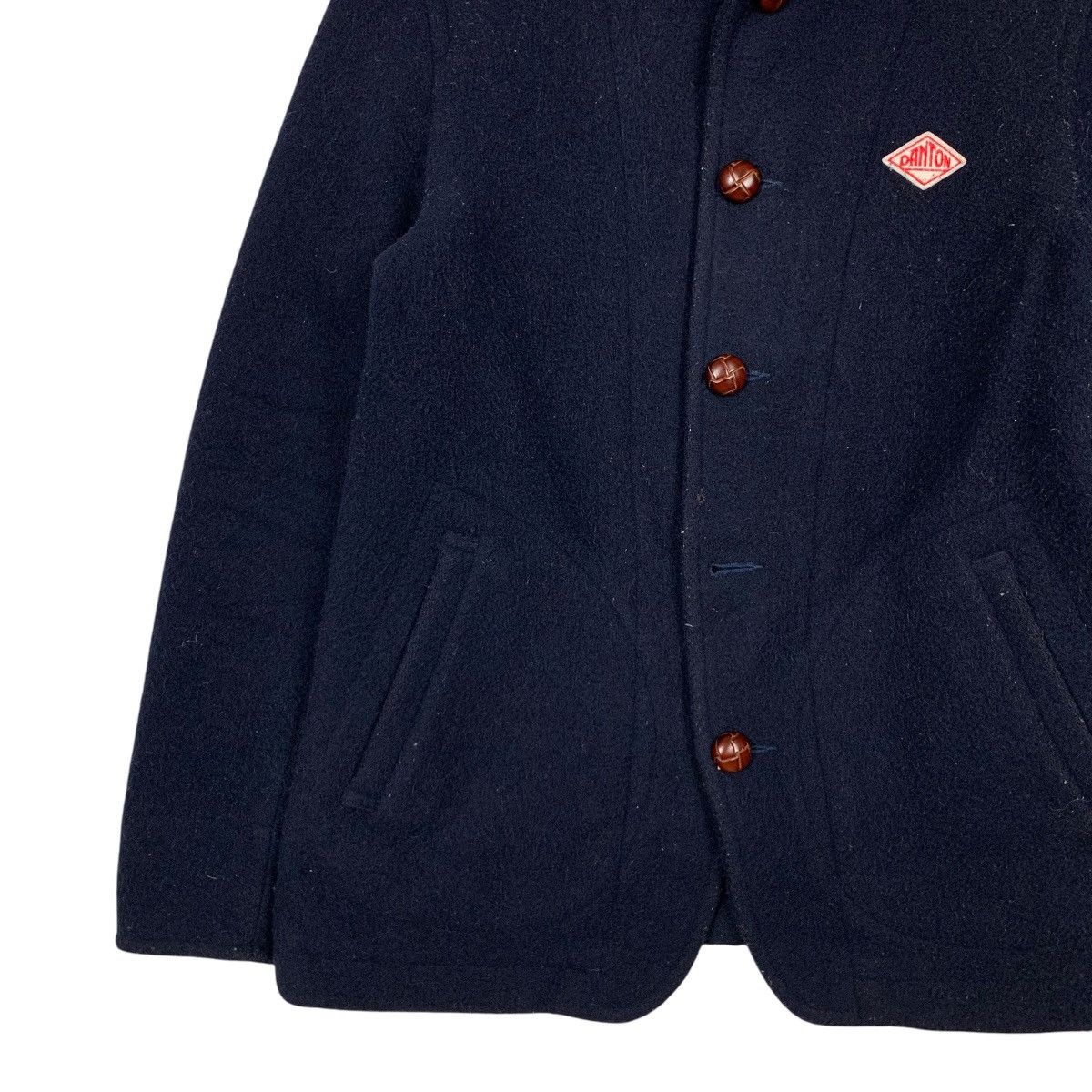 Danton DANTON Vetements de Travail Wool Button Jacket #2126-C93 Size US S / EU 44-46 / 1 - 3 Thumbnail