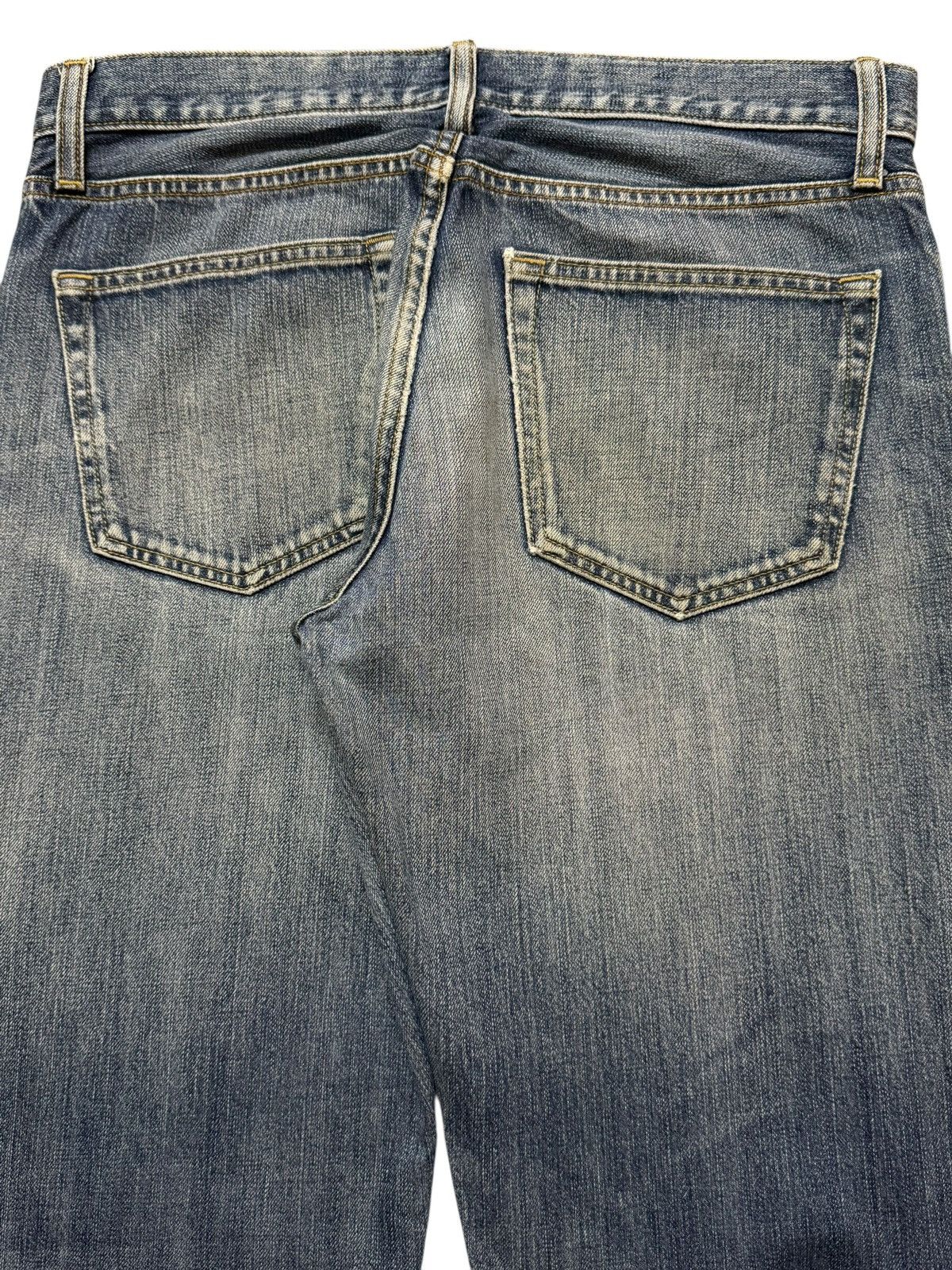 Uniqlo Vintage Y2K Japanese Uniqlo Blue Faded Wash Straight Leg Size US 31 - 5 Thumbnail
