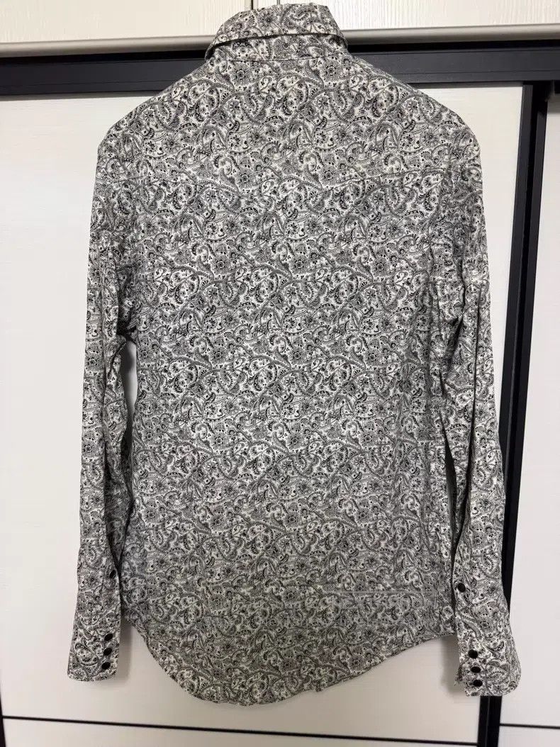 Saint Laurent Paris Saint Laurent Paris Cat Eye扣 Cashew Flower Print Shirt Siz Size US S / EU 44-46 / 1 - 2 Thumbnail