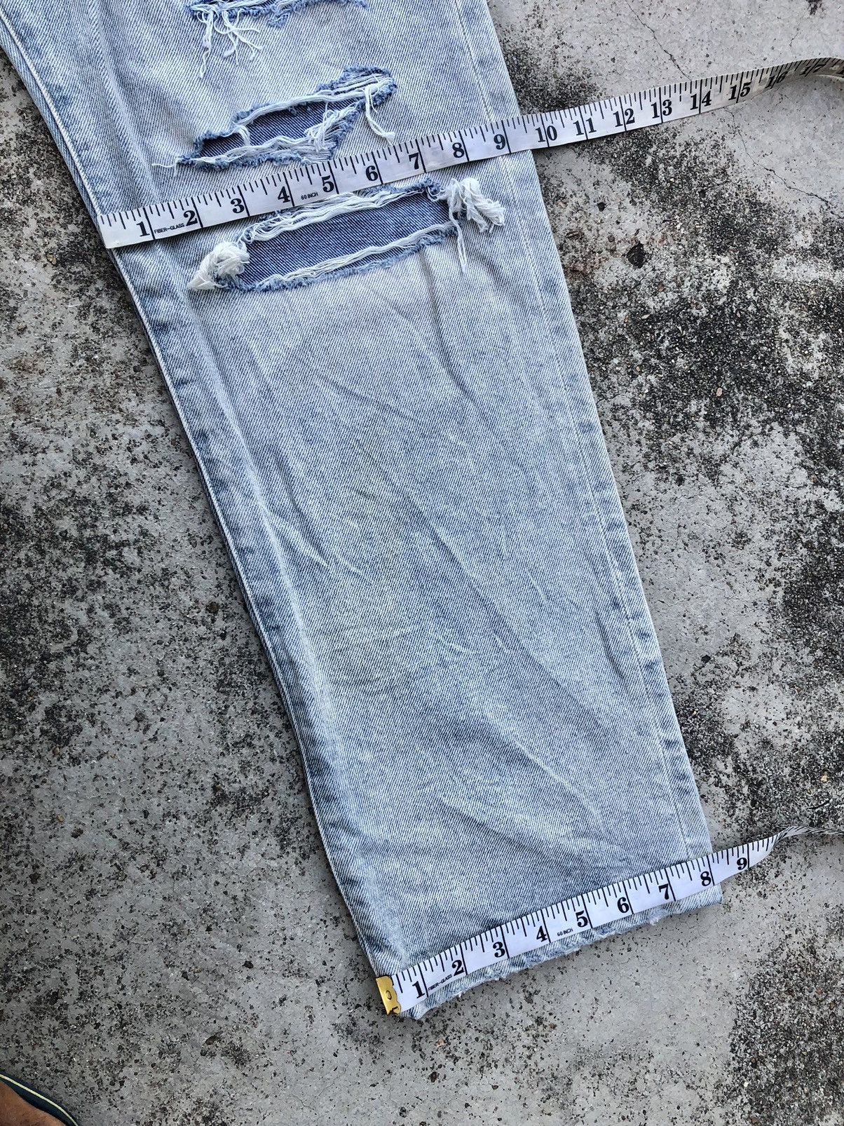 Pacsun VINTAGE LOOSE PACSUN DISTRESSED DENIM Size US 35 - 12 Thumbnail