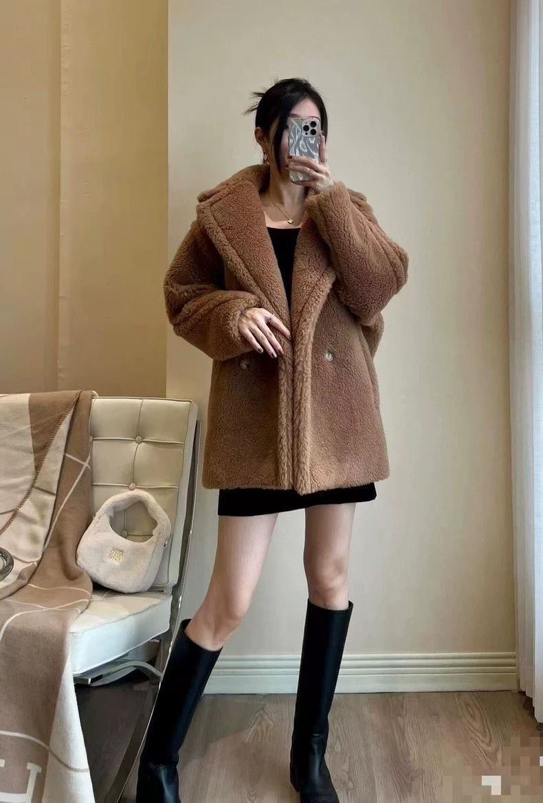 Max Mara Classic Teddy Bear Coat Jacket