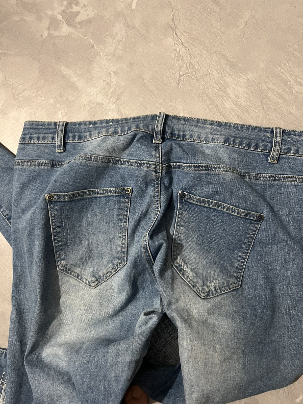 Japanese Brand Vintage Avant Garde Slim Fit Jean / Archive Japanese Vibe 90 Size US 38 / EU 54 - 5 Thumbnail