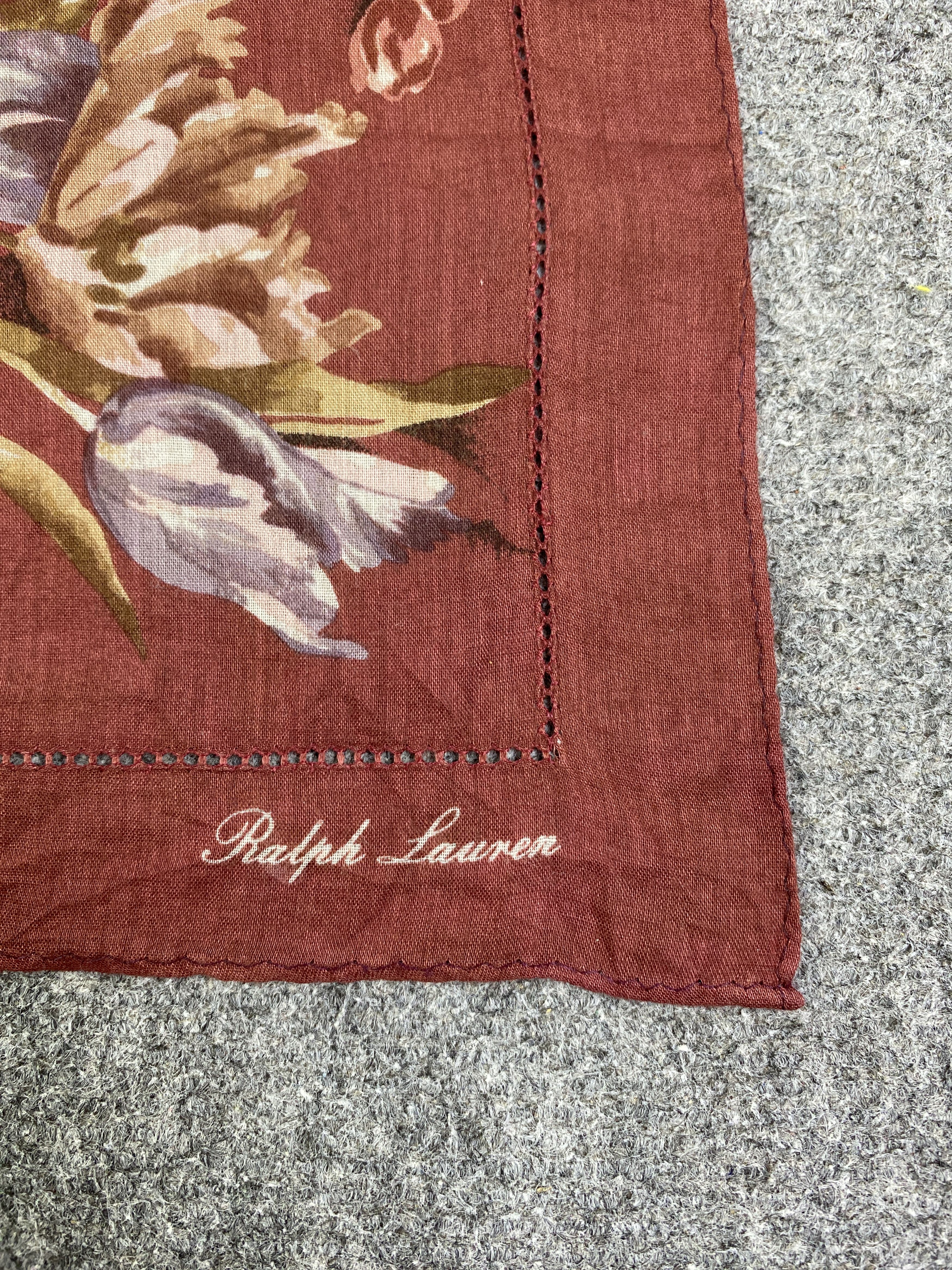 Ralph Lauren Vintage Ralph Lauren Handkerchief / Neckerchief HKC1030 Size ONE SIZE - 5 Thumbnail
