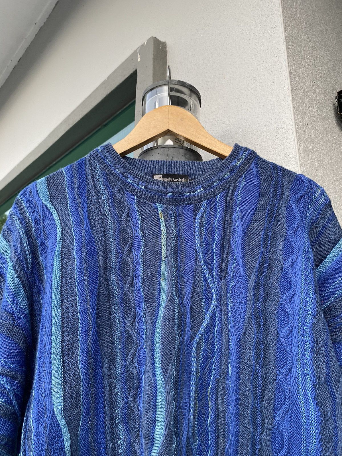 Designer × Vintage Vintage Cableknit Sweater lik Coogi Size US L / EU 52-54 / 3 - 2 Thumbnail
