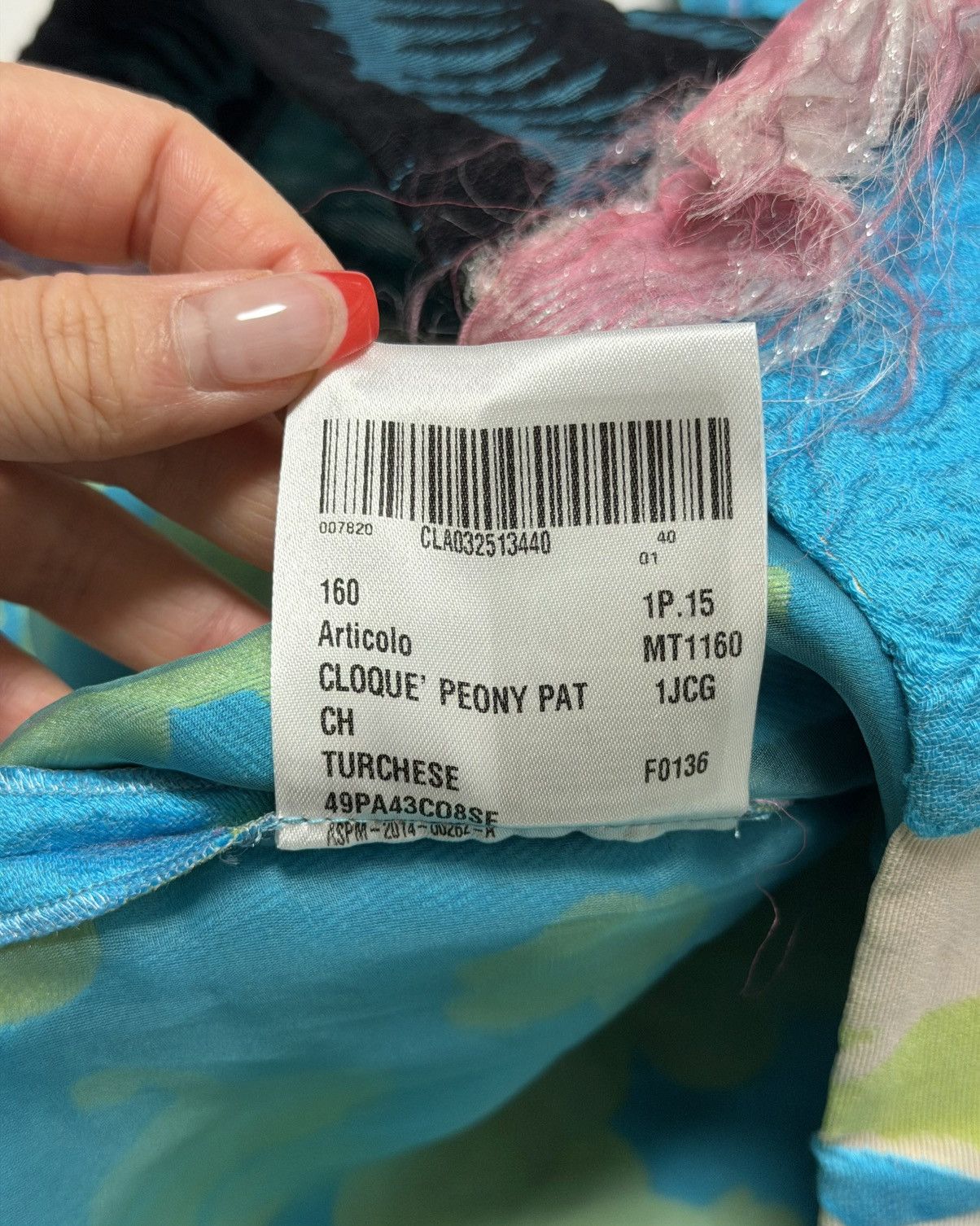 Miu Miu MIU MIU S/S 2015 Cloqué Peony Pattern Top with Ruffle Trim Size S / US 4 / IT 40 - 7 Thumbnail
