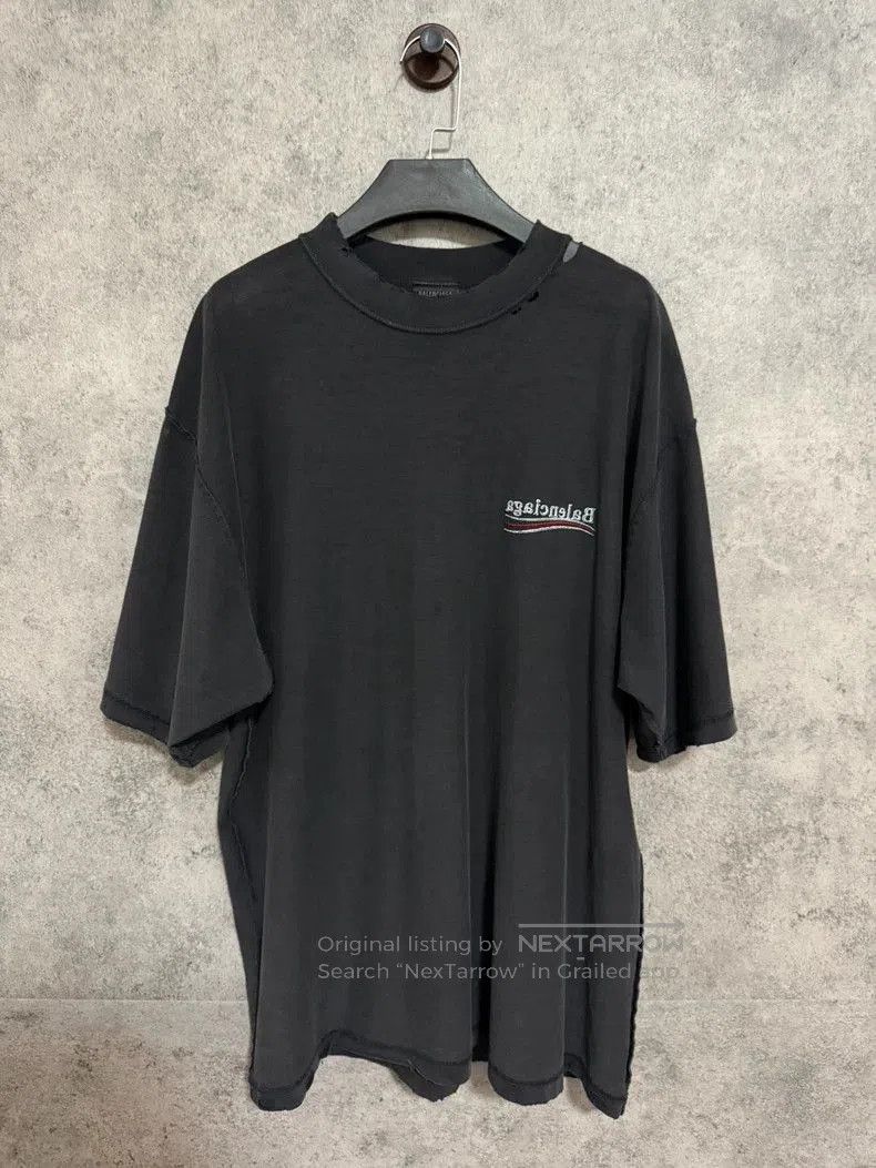 Balenciaga 25SS Reversible Coke T-shirt.