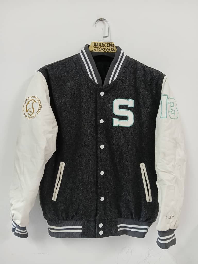 Designer Best offer🔥Vintage 90s Varsity Jacket Large Size Size US L / EU 52-54 / 3 - 1 Thumbnail