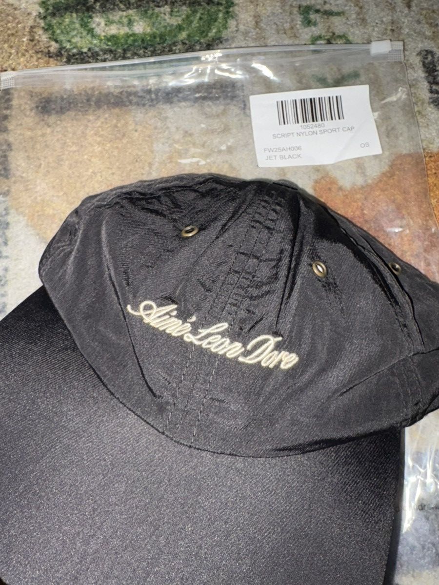 Aime Leon Dore Aime Leon Dore Script Sport Hat Black Size ONE SIZE - 2 Thumbnail