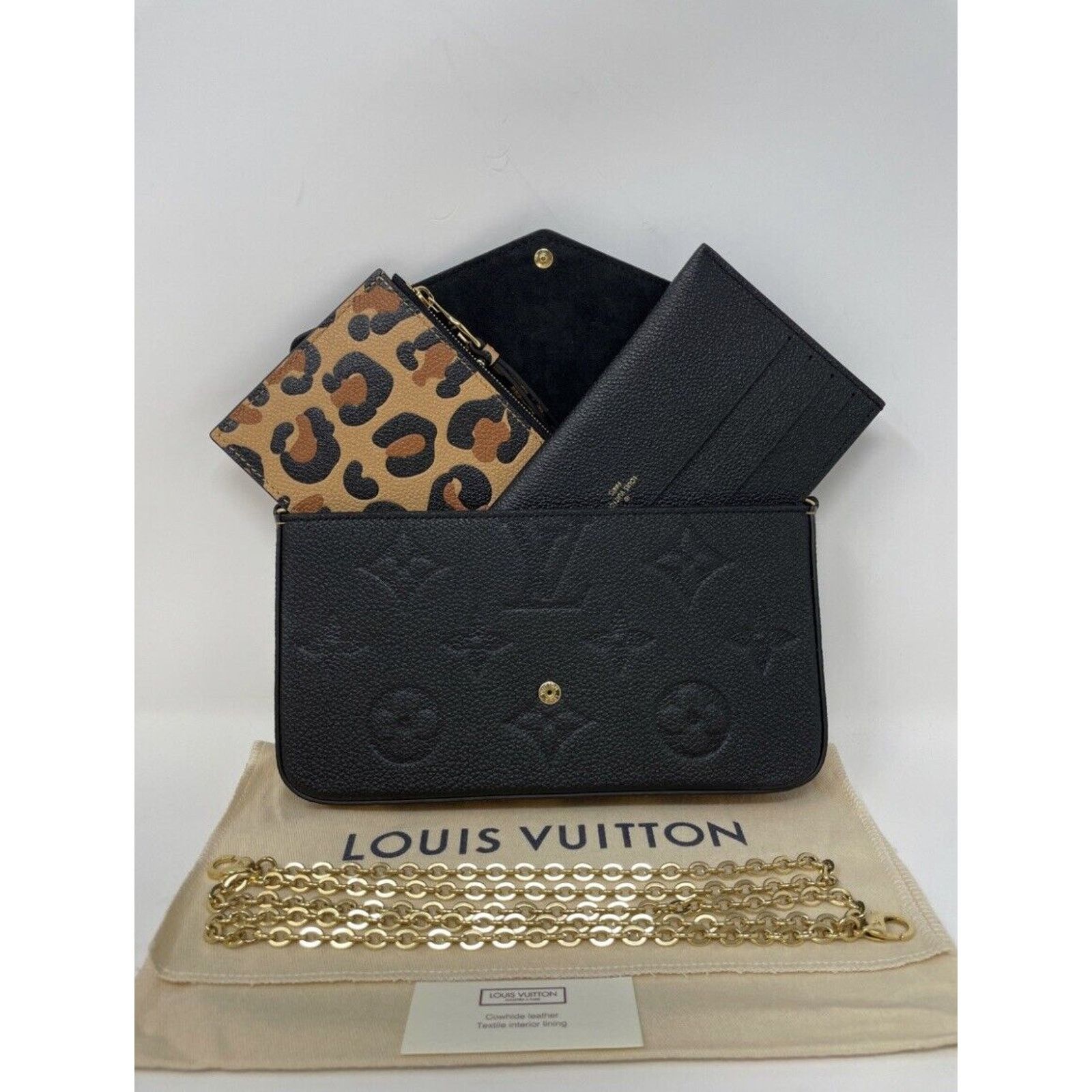 Louis Vuitton Louis Vuitton Pochette Felicie Wild At Heart Jungle Leopard Size ONE SIZE - 4 Thumbnail