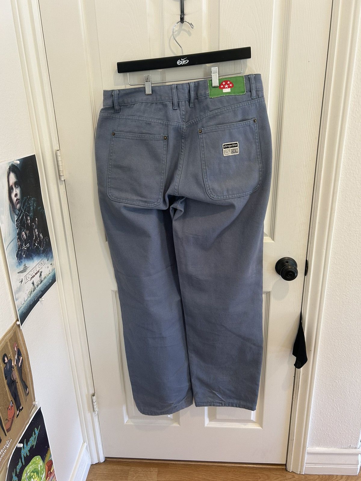Stingwater Stingwater “Vegan suede double knee canvas pants” Size US 34 / EU 50 - 4 Thumbnail