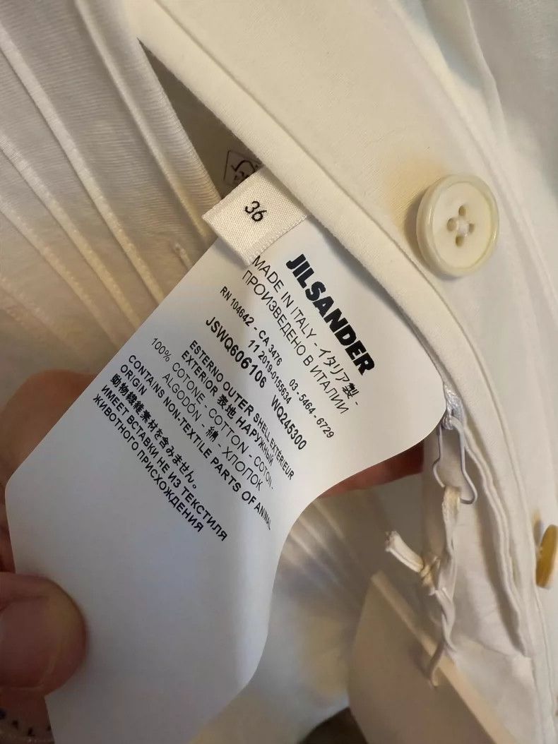 Jil Sander Jil Sander shirt dress Size XXS / US 00 / IT 34 - 2 Thumbnail