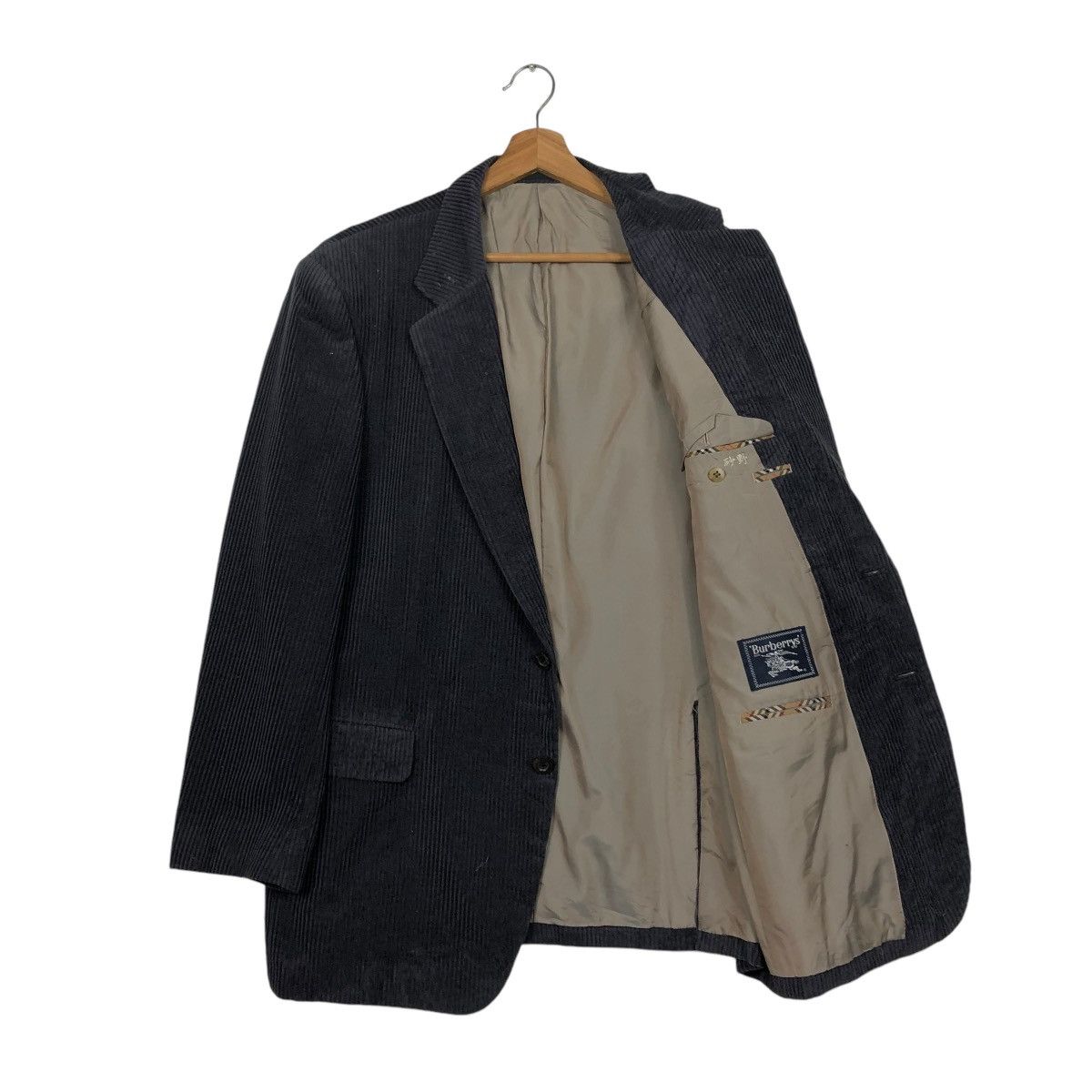 Burberry 🔥VINTAGE CORDUROY CHORE JACKET BURBERRYS NOVA CHECK POCKET Size US M / EU 48-50 / 2 - 13 Thumbnail