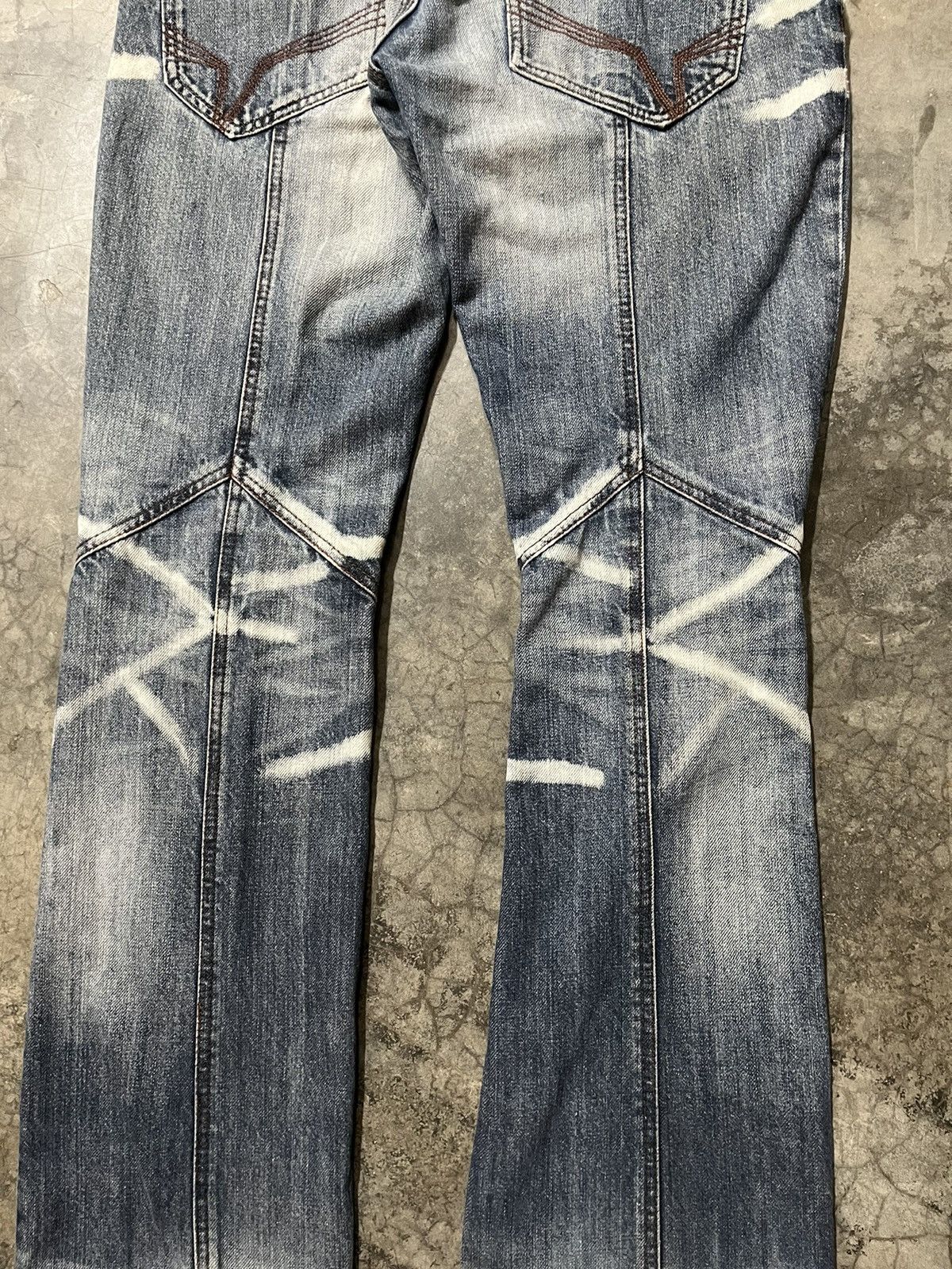If Six Was Nine Japanese Nicole hideways distressed faded punk jeans Size US 31 - 10 Thumbnail