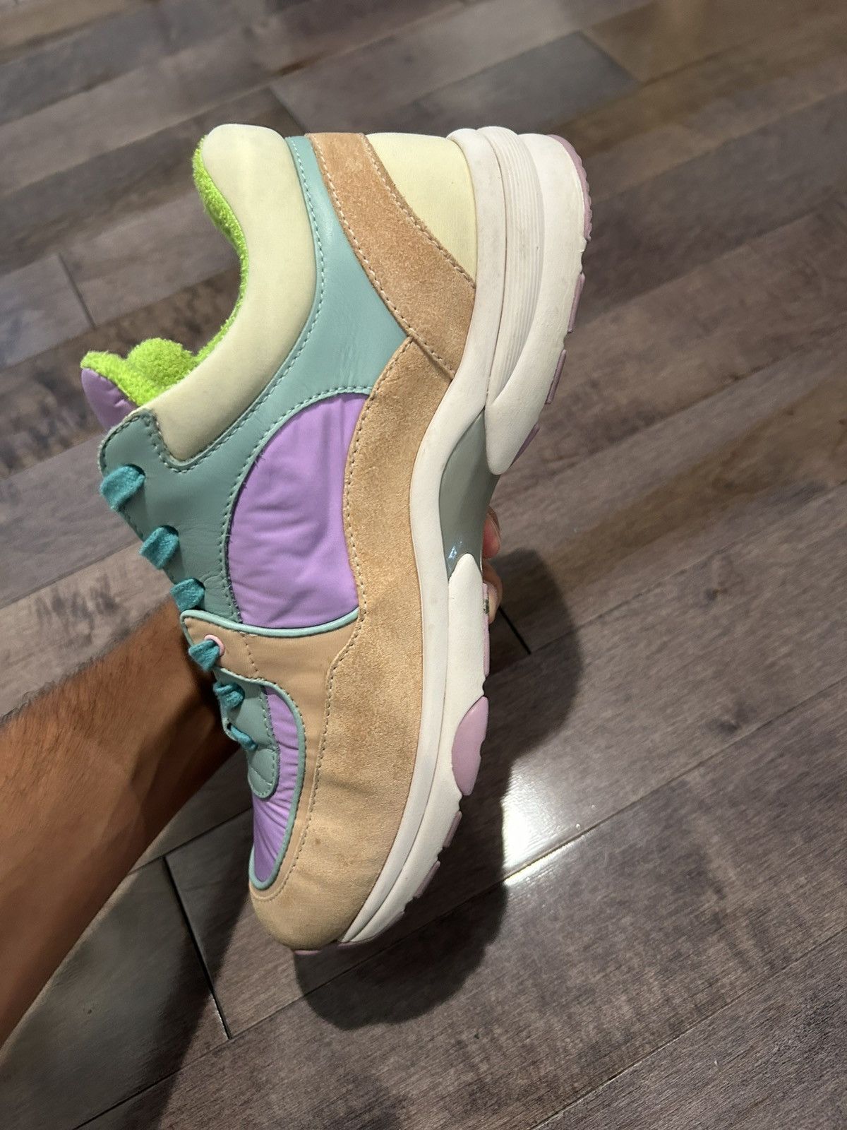 Chanel Chanel runners purple brown Size US 8.5 / IT 38.5 - 4 Thumbnail