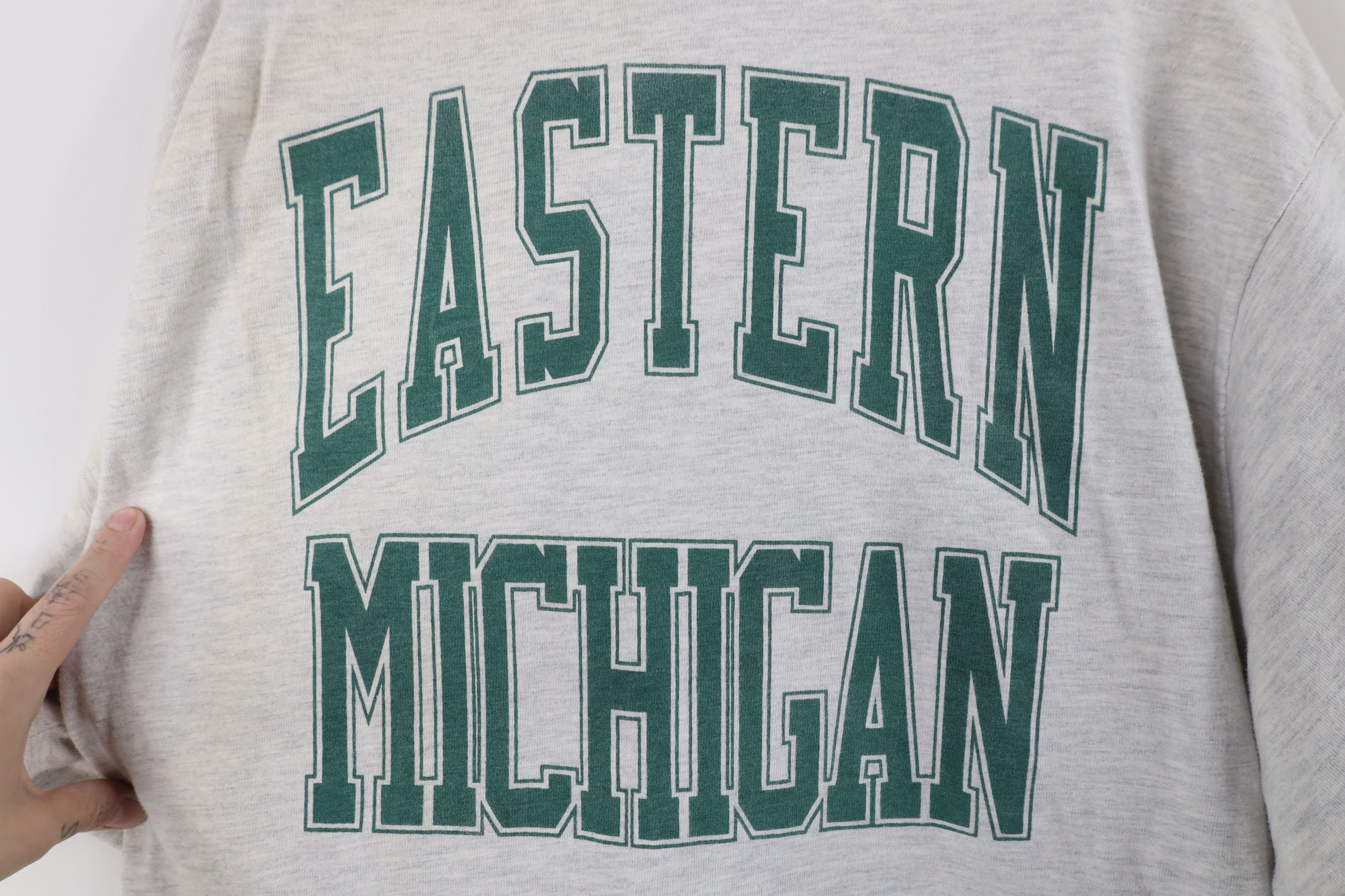 Vintage Vintage 90s Eastern Michigan University Baseball Jersey USA Size US XL / EU 56 / 4 - 12 Thumbnail