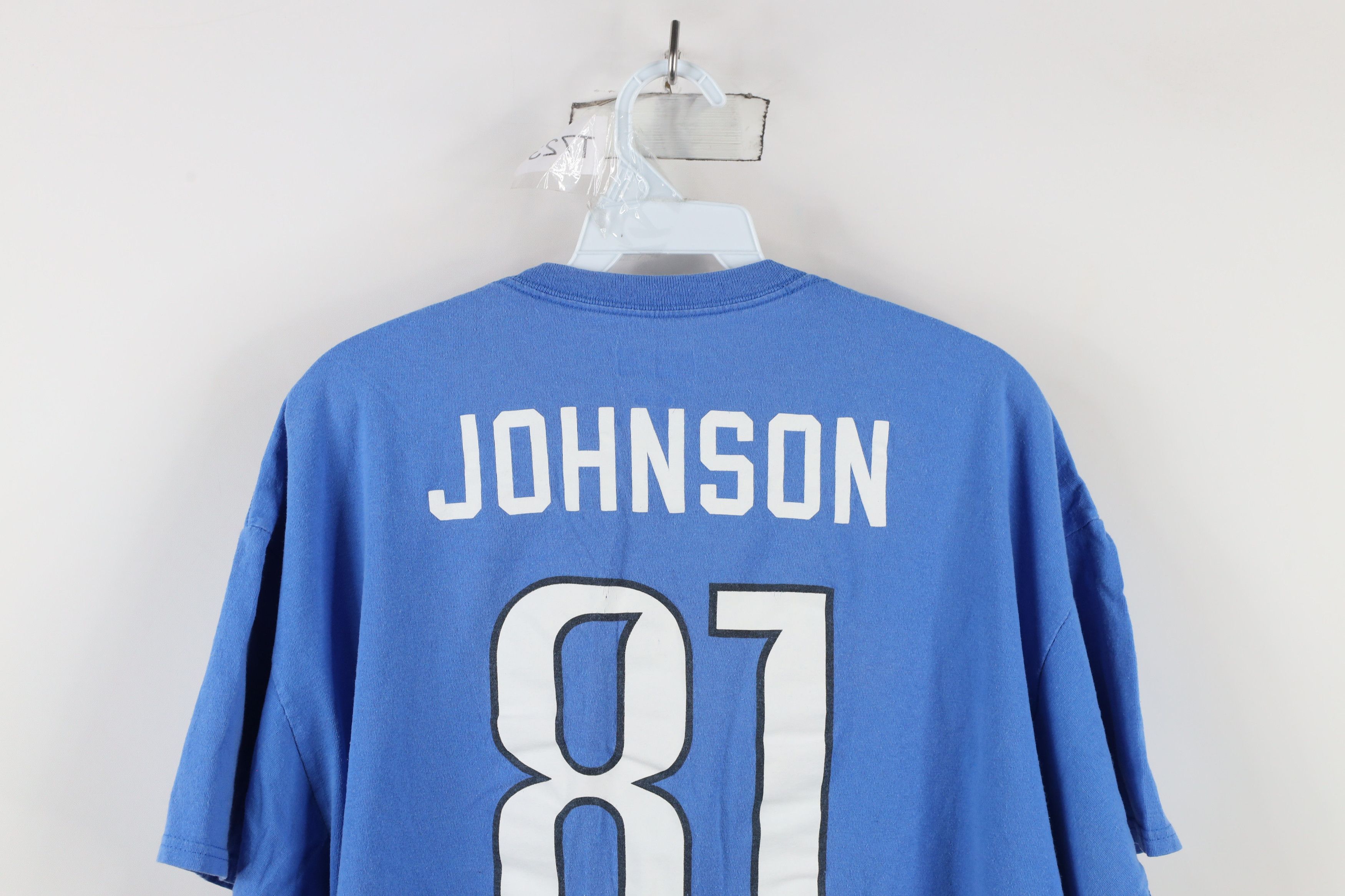 Vintage Vintage Y2K NFL Johnson Lions Football Jersey T-Shirt Size US XL / EU 56 / 4 - 12 Thumbnail