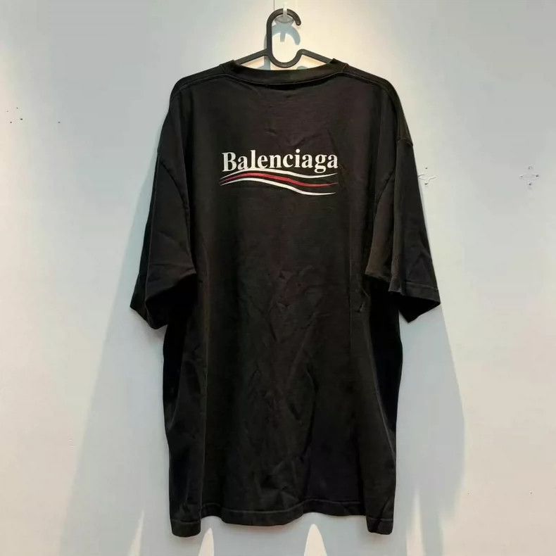 Balenciaga Balenciaga Wave Black Short Sleeve Size US L / EU 52-54 / 3 - 2 Thumbnail