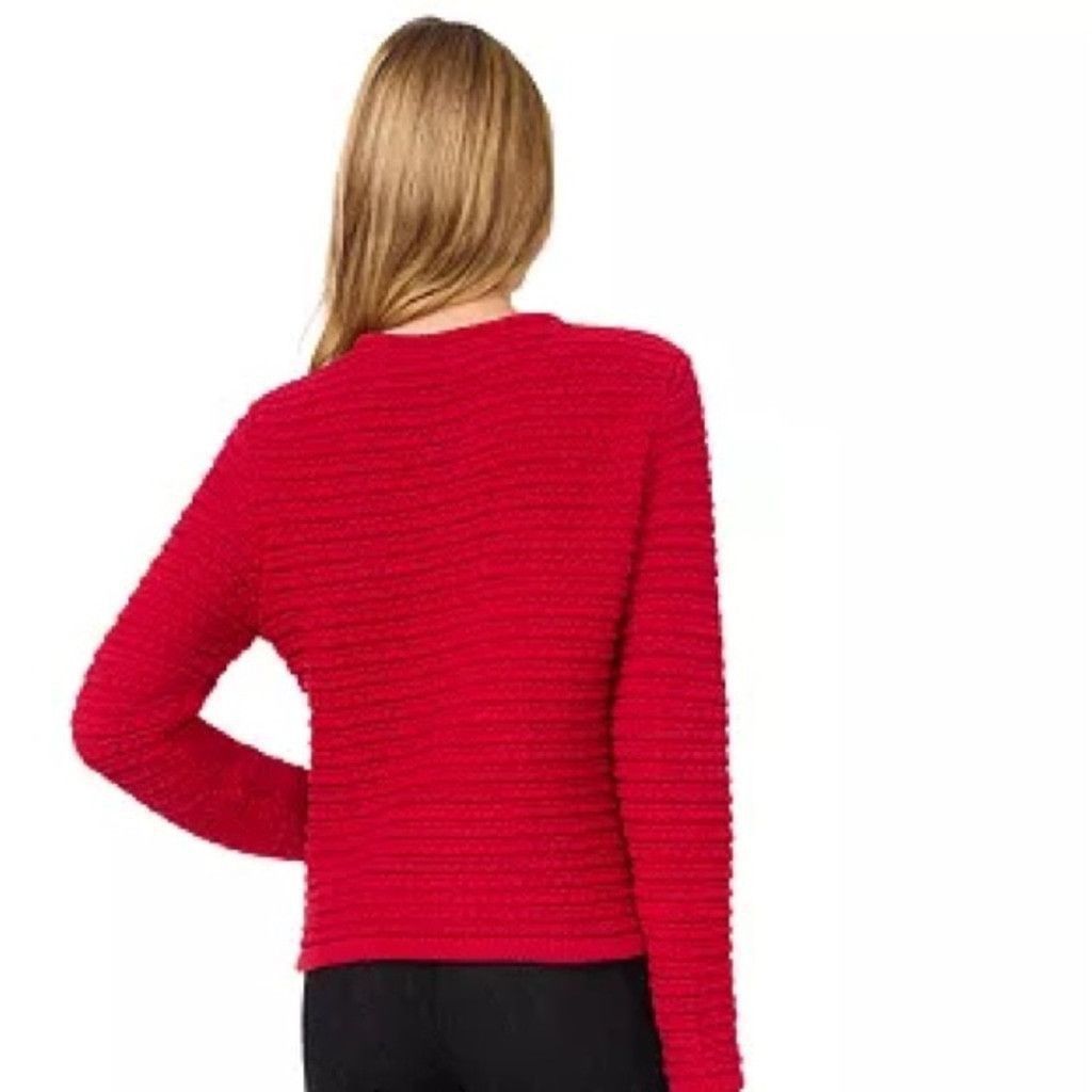 Opening Ceremony Red Button-Up Cardigan / Sweater Size XS / US 0-2 / IT 36-38 - 4 Thumbnail