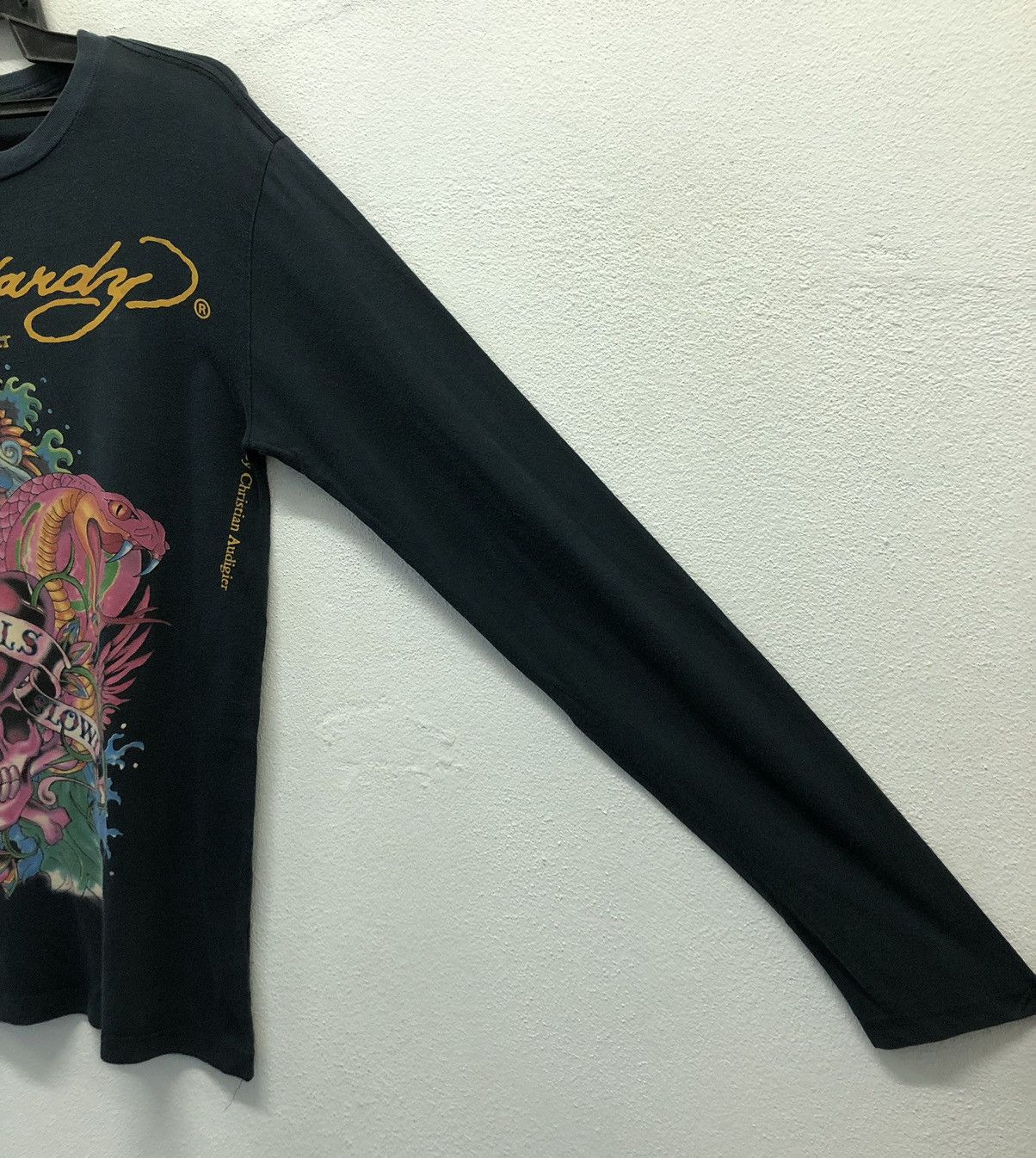 Ed Hardy Vintage Ed Hardy By Christian Audigier Long Sleeve Shirt Size US S / EU 44-46 / 1 - 8 Thumbnail