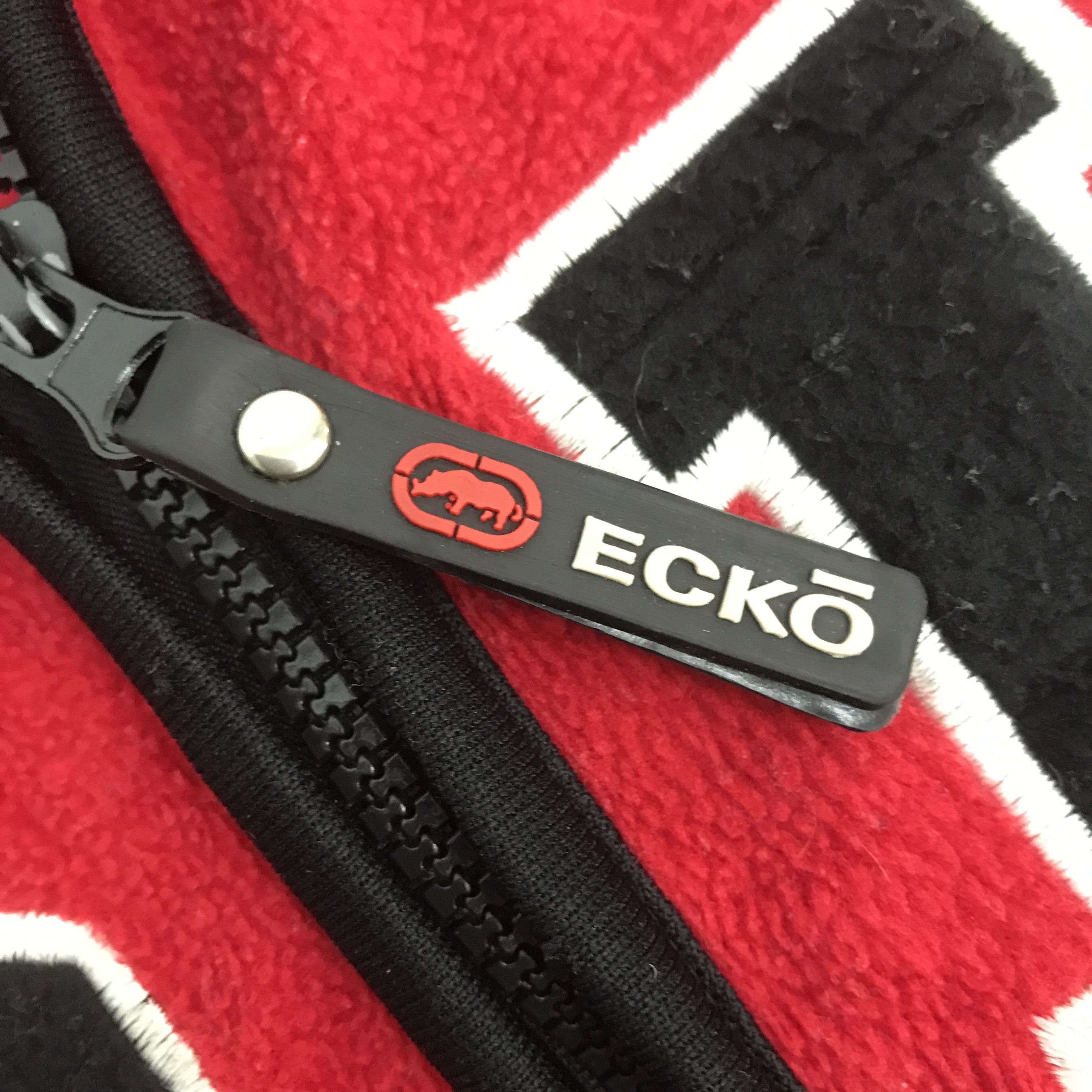 Ecko Unltd. Vintage Ecko Fleece Overlogo design Jacket Size US XL / EU 56 / 4 - 9 Thumbnail