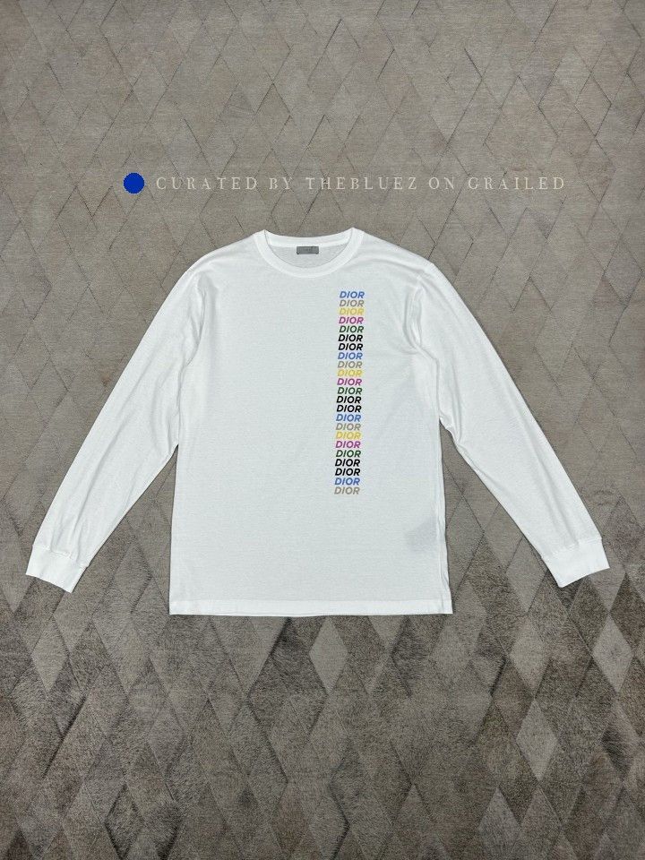 Dior Multi-Color Logo Short Sleeve T-Shirt Size US XXL / EU 58 / 5 - 1 Thumbnail
