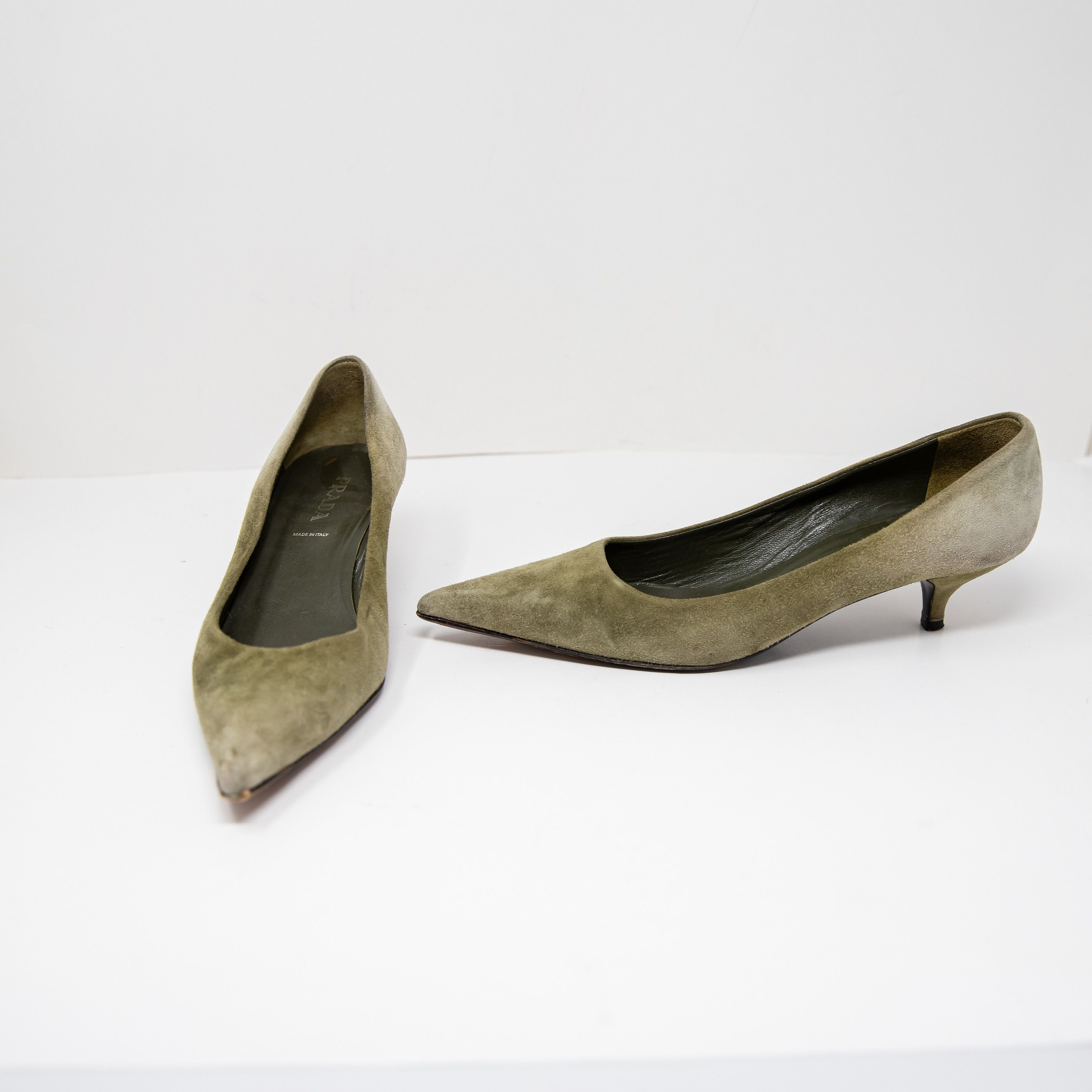 Prada Prada Made In Italy Genuine Suede Slip On Size US 10 / IT 40 - 1 Thumbnail