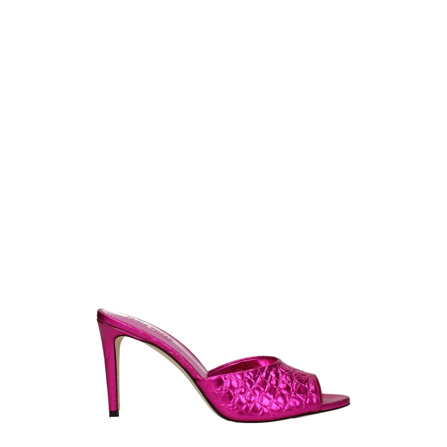 ob1o1e1124 Leather Sandals in Fuchsia