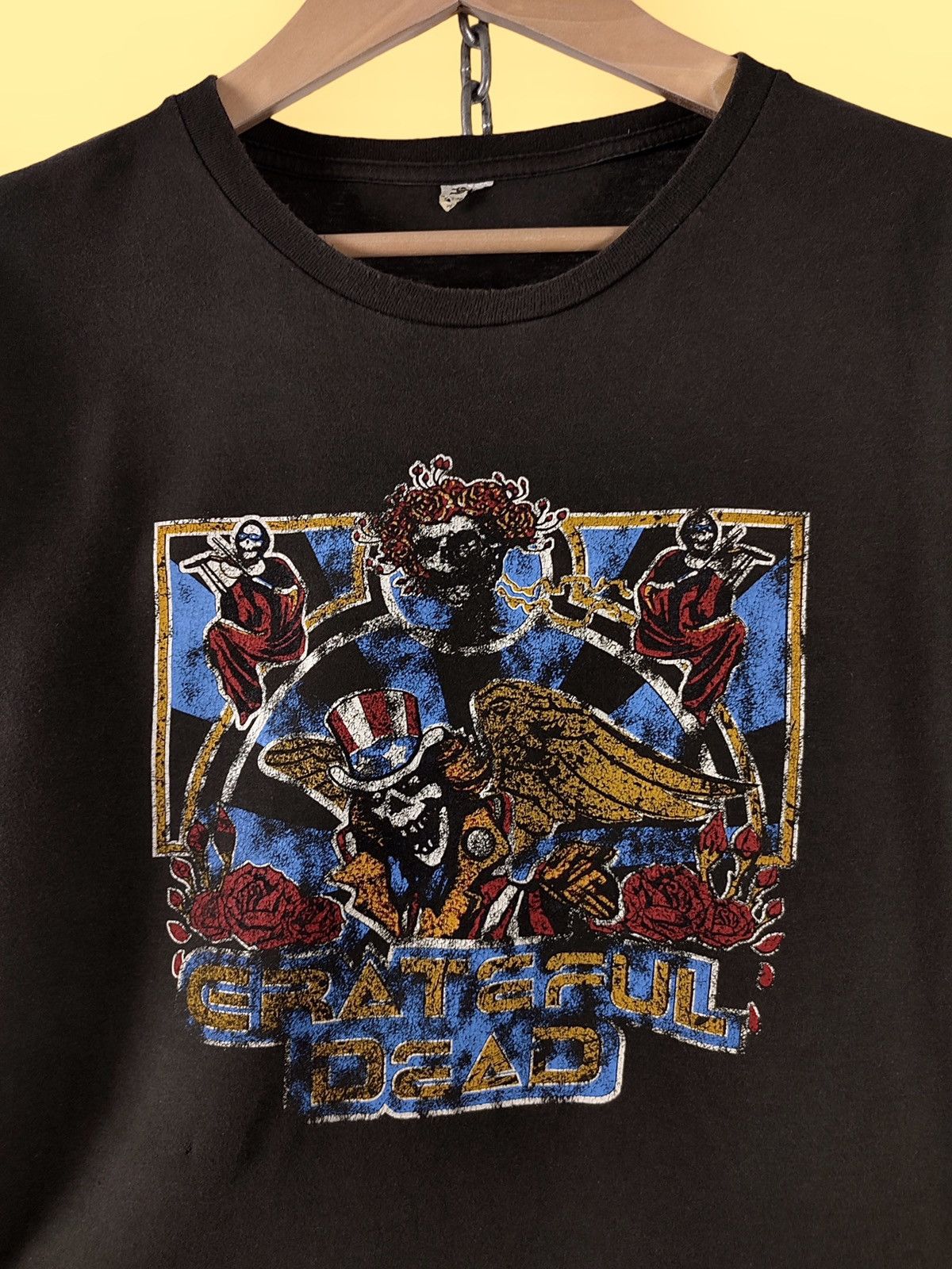 Band Tees 90s Vintage Grateful Dead 1981 Tour Promo Rock T-Shirt Size US M / EU 48-50 / 2 - 6 Thumbnail