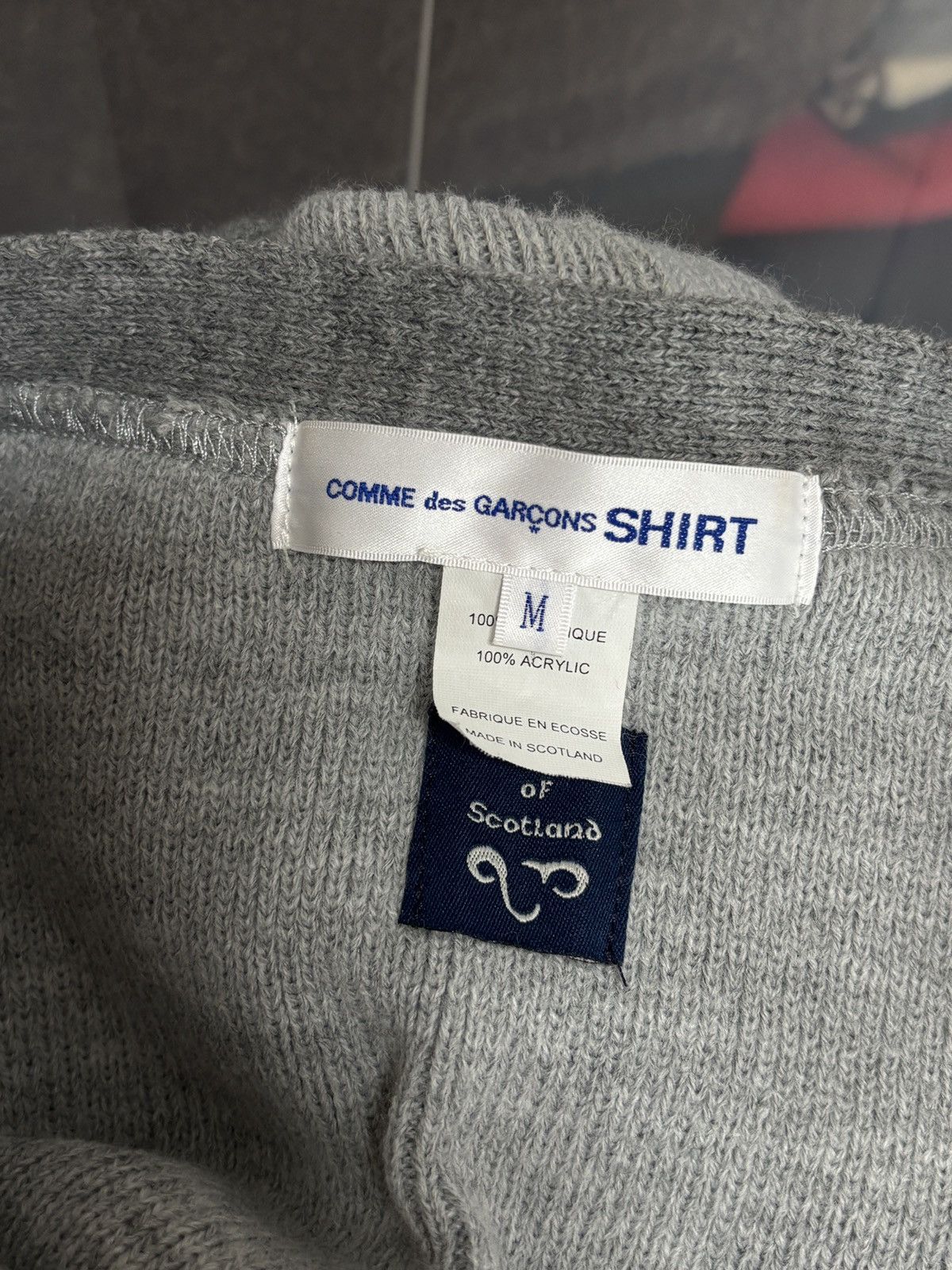 Comme des Garcons SHIRT Comme Des Garcons SHIRT knit button-up vintage cardigan Size US M / EU 48-50 / 2 - 7 Thumbnail