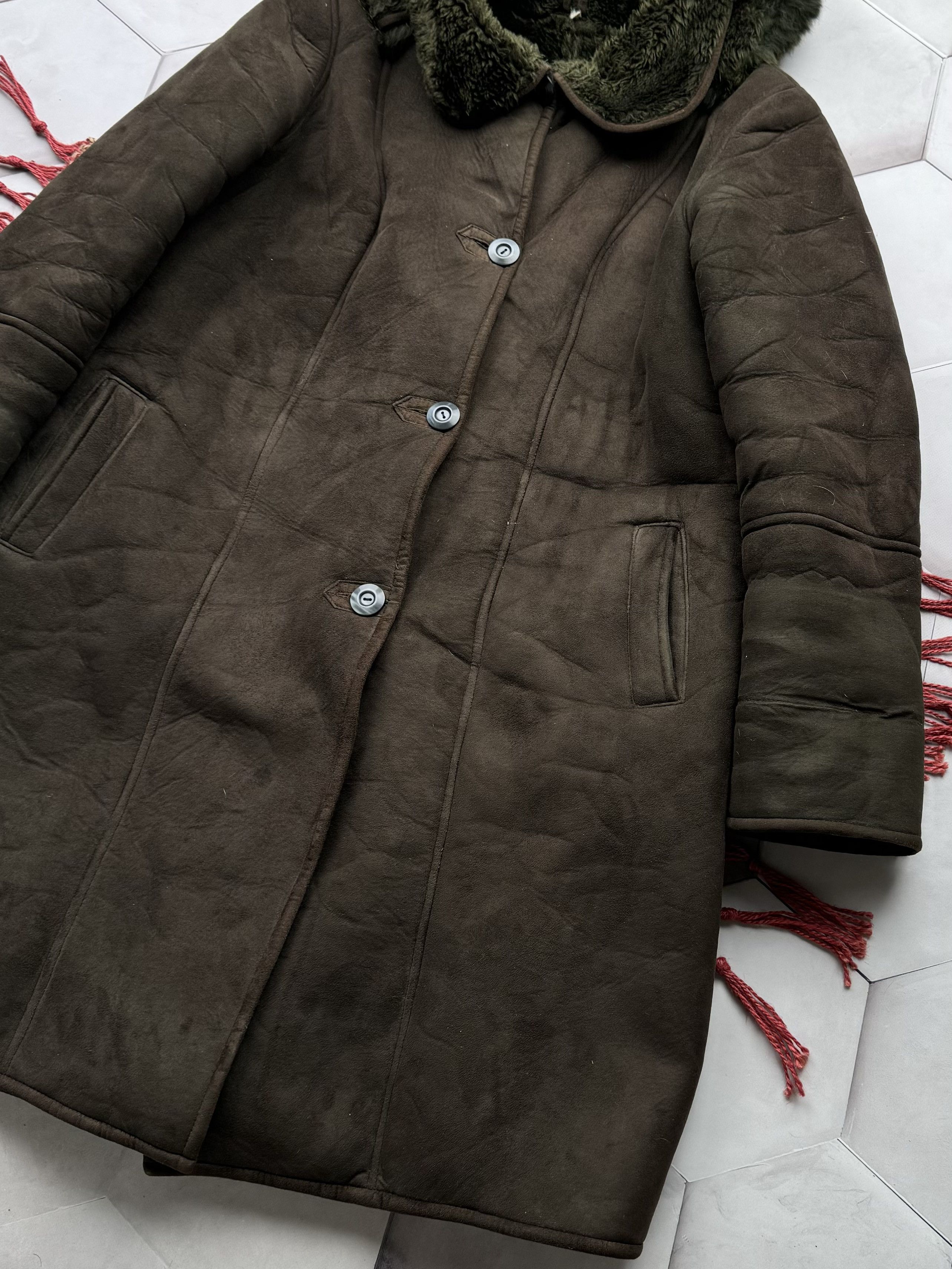 Vintage Vintage Sun Faded Faux Sheepskin Coat(E4) Size L / US 10 / IT 46 - 5 Thumbnail