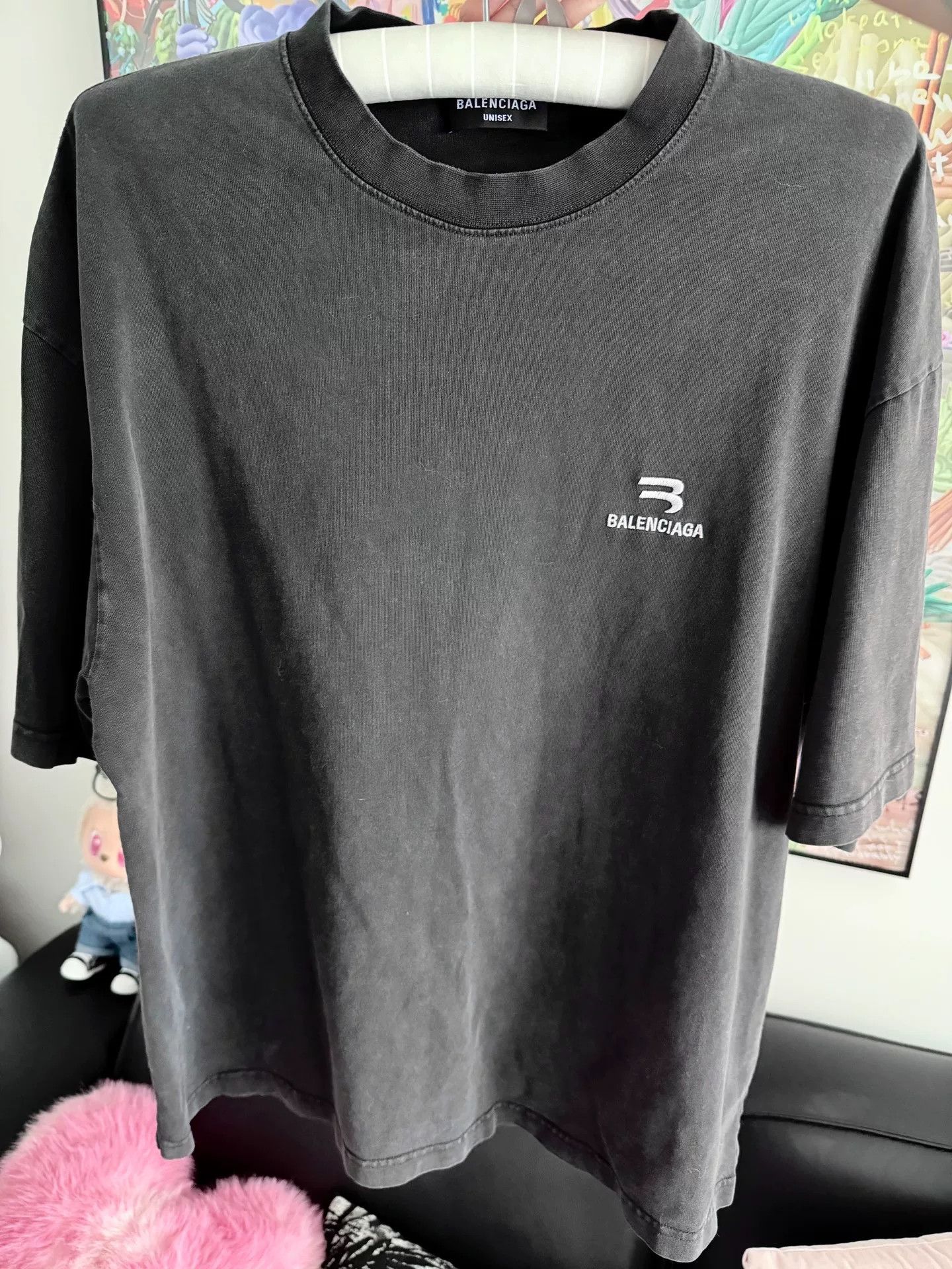 Balenciaga balenciaga logo print short sleeve t-shirt Size US L / EU 52-54 / 3 - 1 Thumbnail