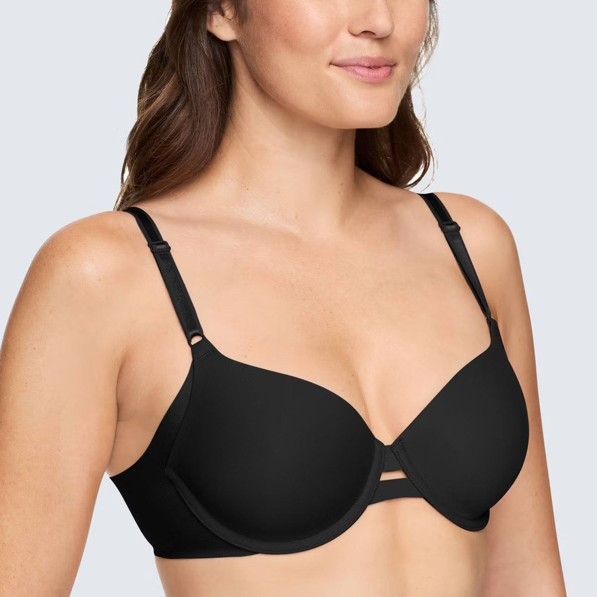 The Unbranded Brand Auden Women's Cotton Unlined Demi Bra, Size 36C - Black Size ONE SIZE - 2 Thumbnail