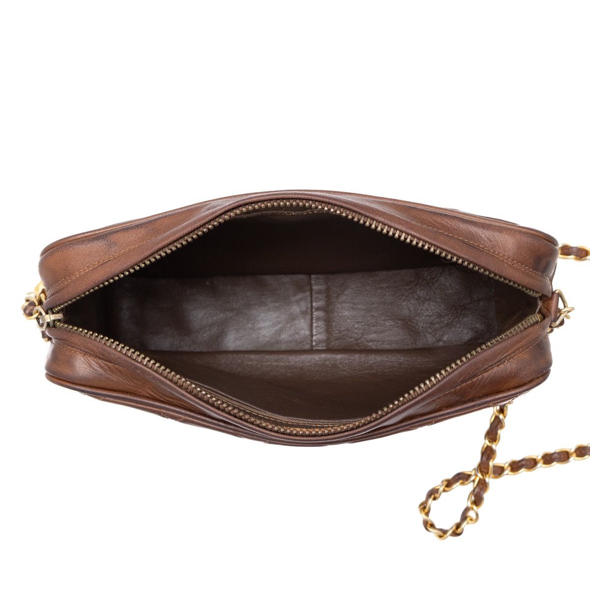 Chanel × Vintage Chanel 1986-1988 Tassel Camera Bag 24k Gold Plates Hardware Size ONE SIZE - 12 Thumbnail