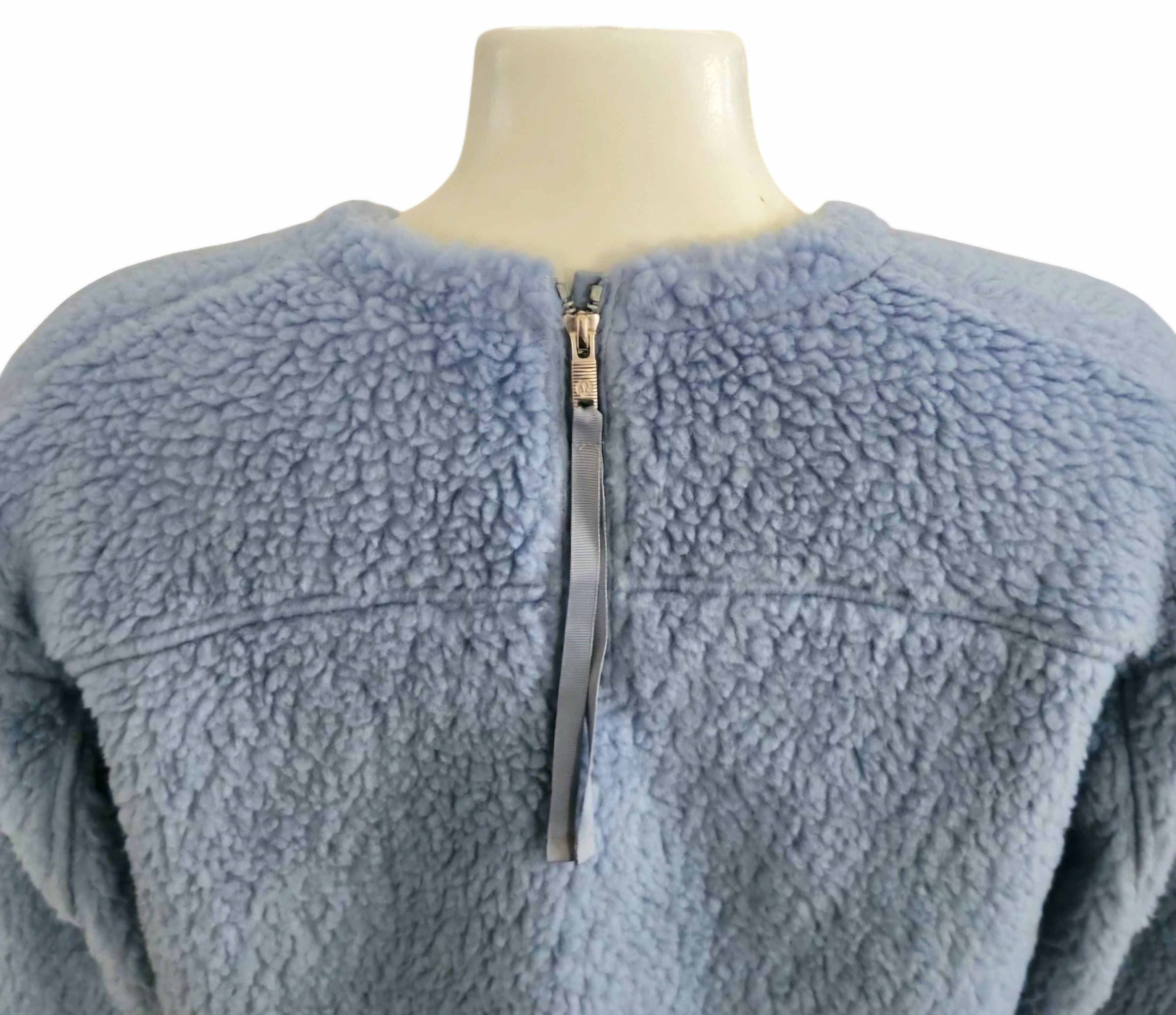 Lululemon LULULEMON WOOL WHENEVER CREW FLEECE SWEATER CHAMBRAY BLUE 8 Size M / US 6-8 / IT 42-44 - 5 Thumbnail