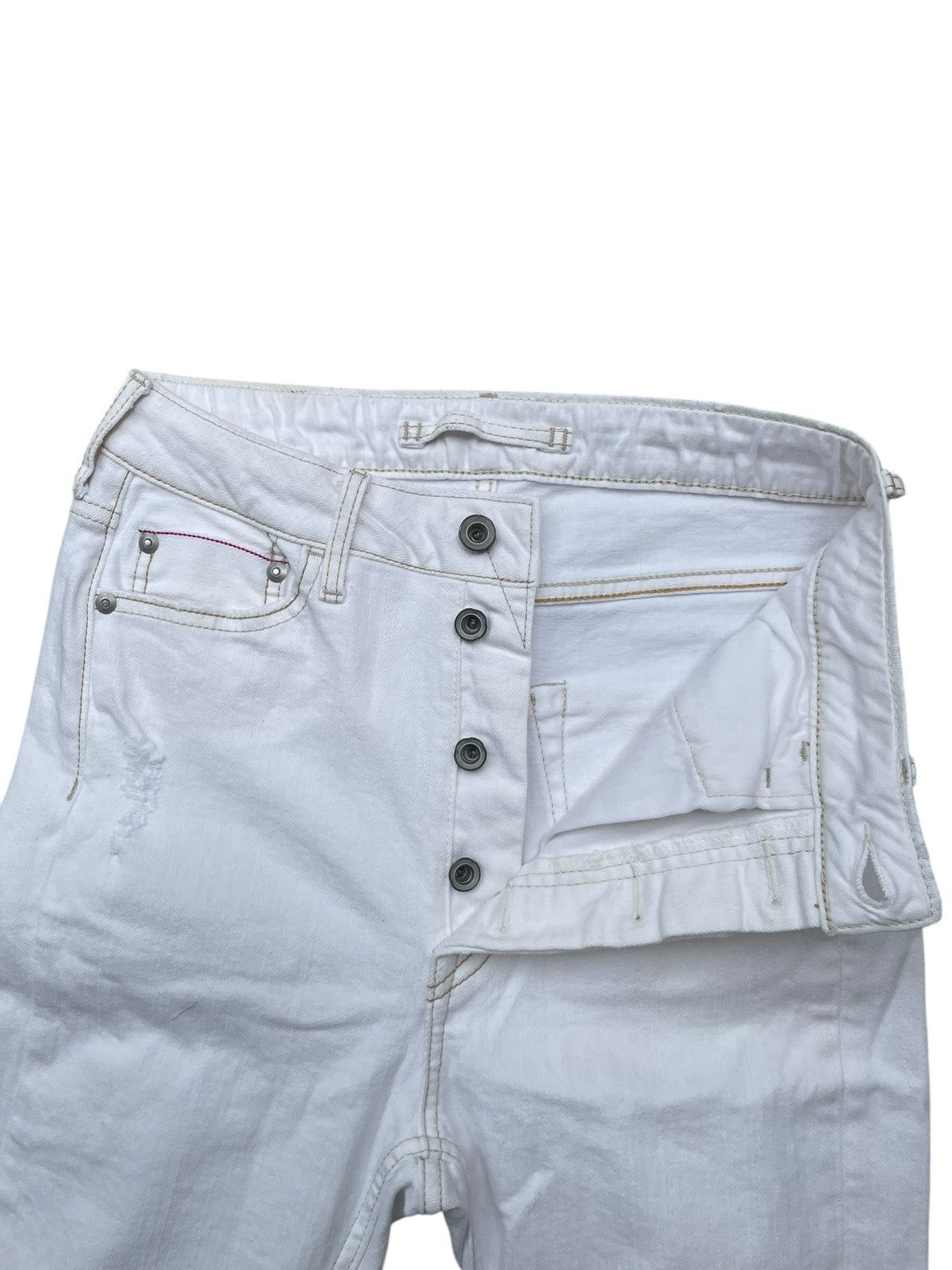 GOA Goa Distressed Skinny Jeans White Size US 28 / EU 44 - 9 Thumbnail