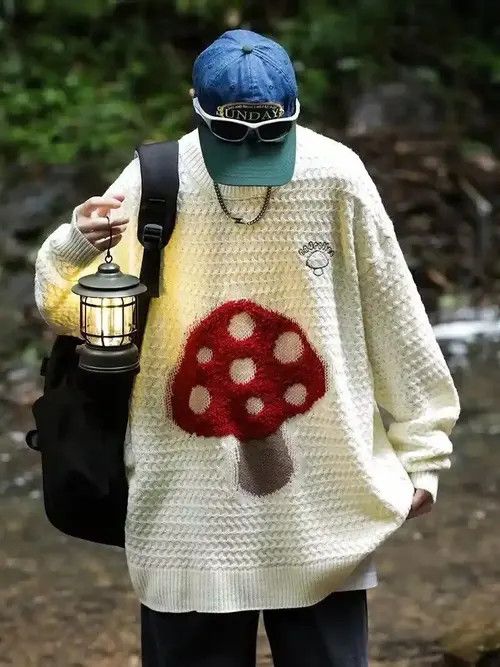 Japanese Brand × Vintage Oversize Casual Sweaters Size ONE SIZE - 1 Thumbnail