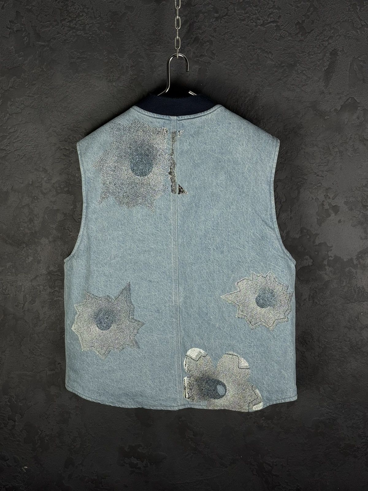 Supreme Supreme Nate Lowman Work Vest Denim (Large) Size US L / EU 52-54 / 3 - 15 Thumbnail