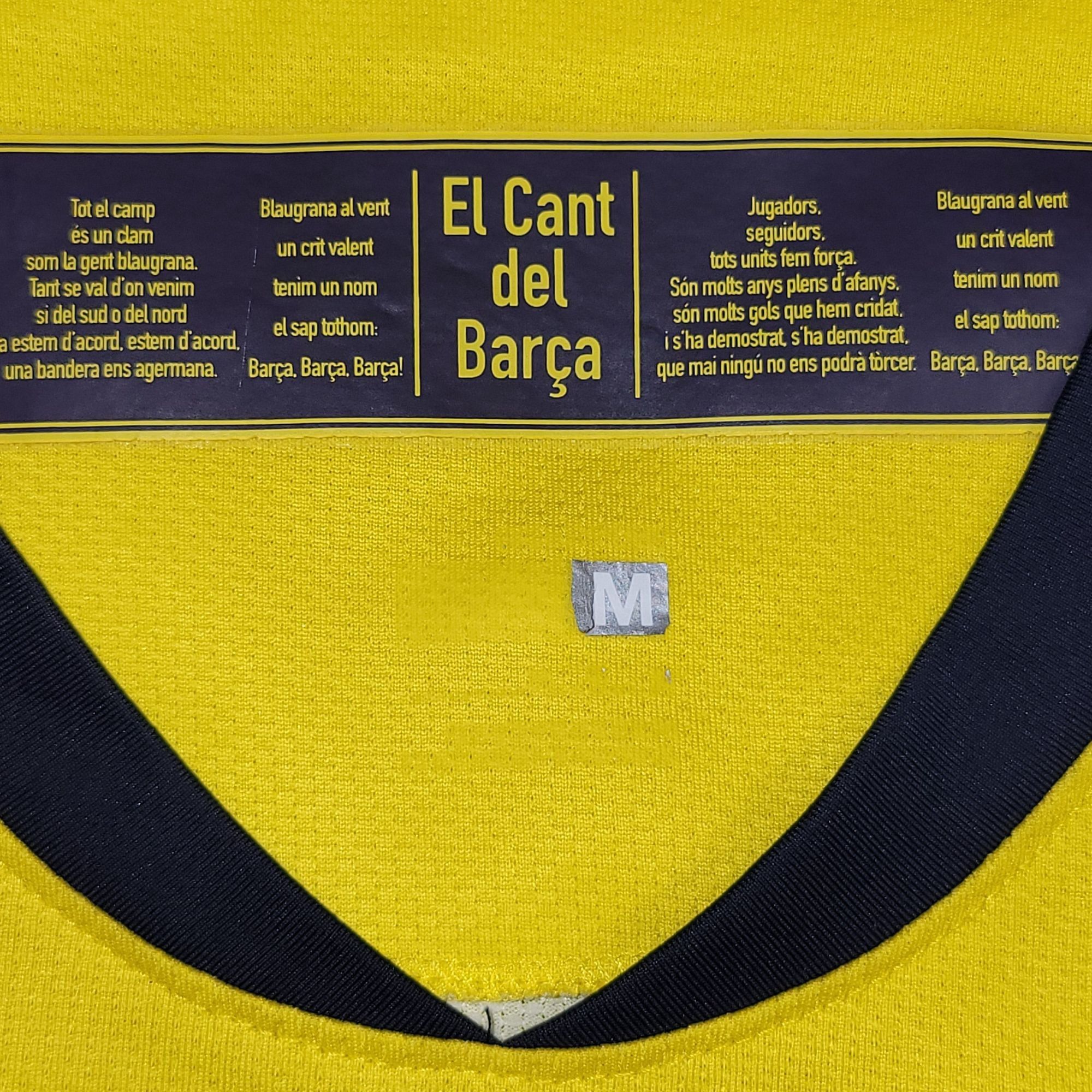 Nike Messi Barcelona TREBLE SEASON 2008 2009 Away Soccer Jersey S Size US M / EU 48-50 / 2 - 5 Thumbnail