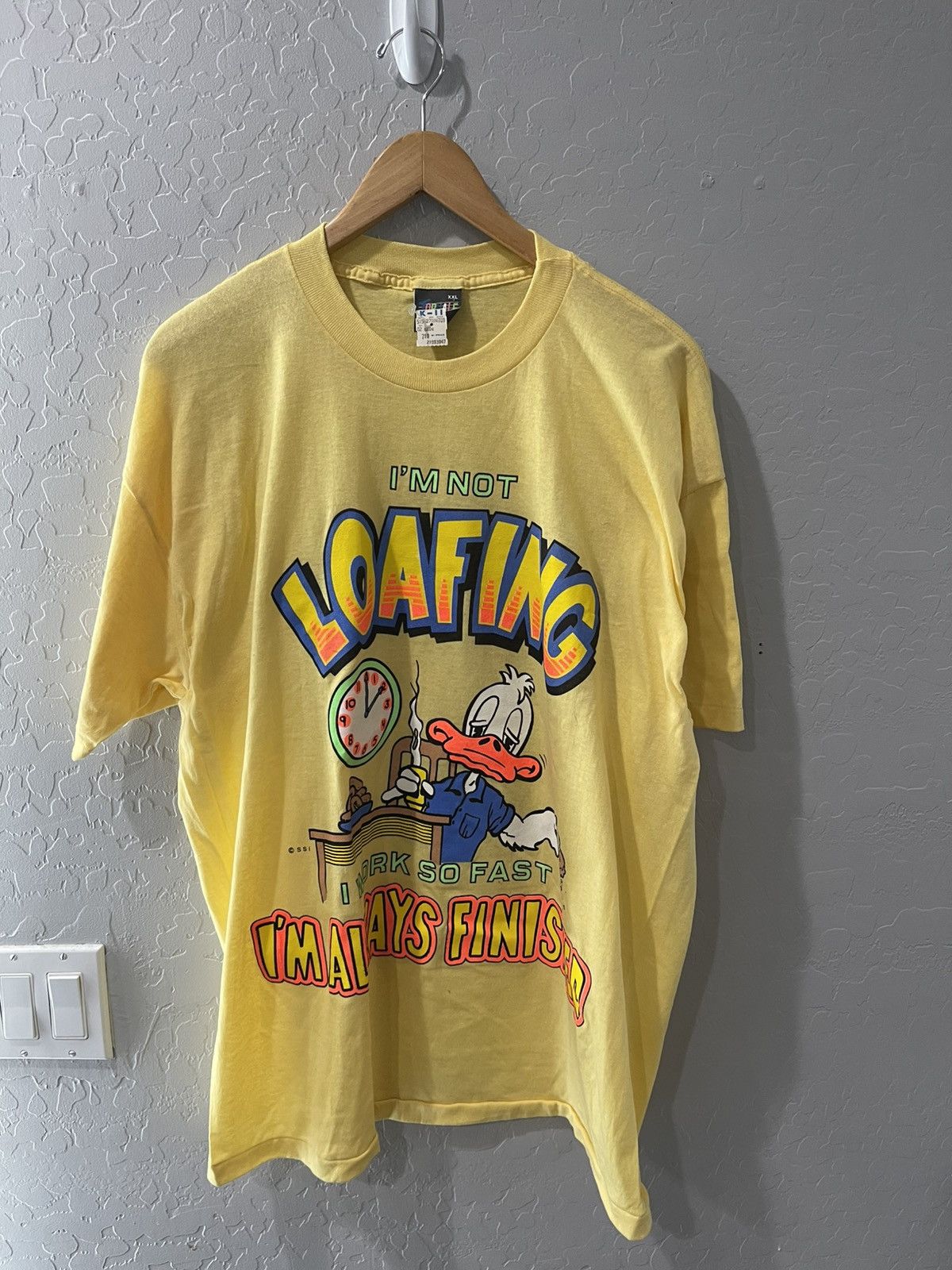 Designer × Vintage Vintage NOS “I’m Not Loafing” Work Funny SS Shirt XL Size US XL / EU 56 / 4 - 1 Thumbnail