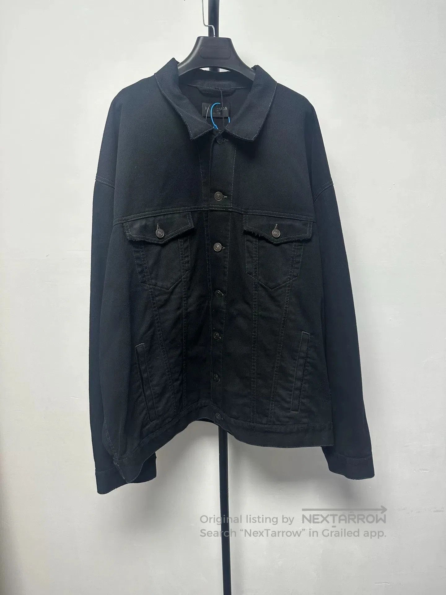 Balenciaga Balenciaga Letter Pattern Single-Breasted Jacket. Size US L / EU 52-54 / 3 - 1 Thumbnail
