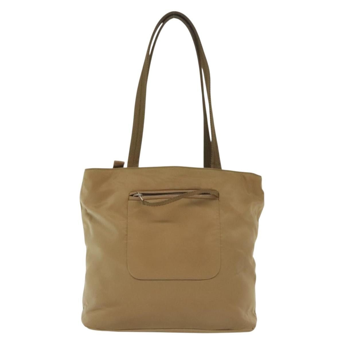 Prada PRADA Tote Bag Nylon Beige Silver Size ONE SIZE - 3 Thumbnail